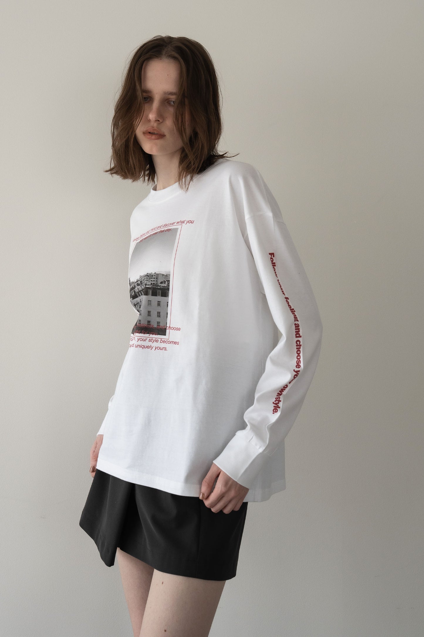 プリントロンTEE【WHITE】