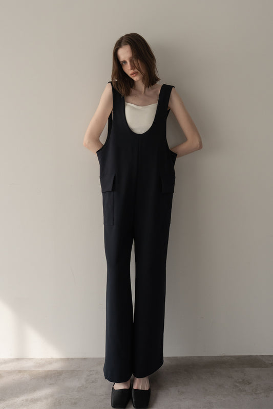 ポケットロンパース【NAVY】