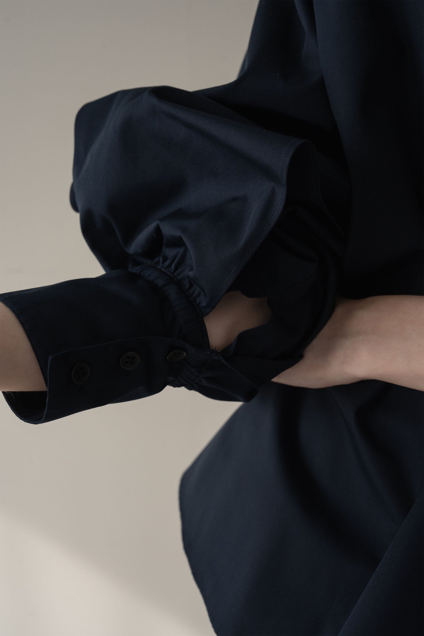 チューリップブラウス【NAVY】