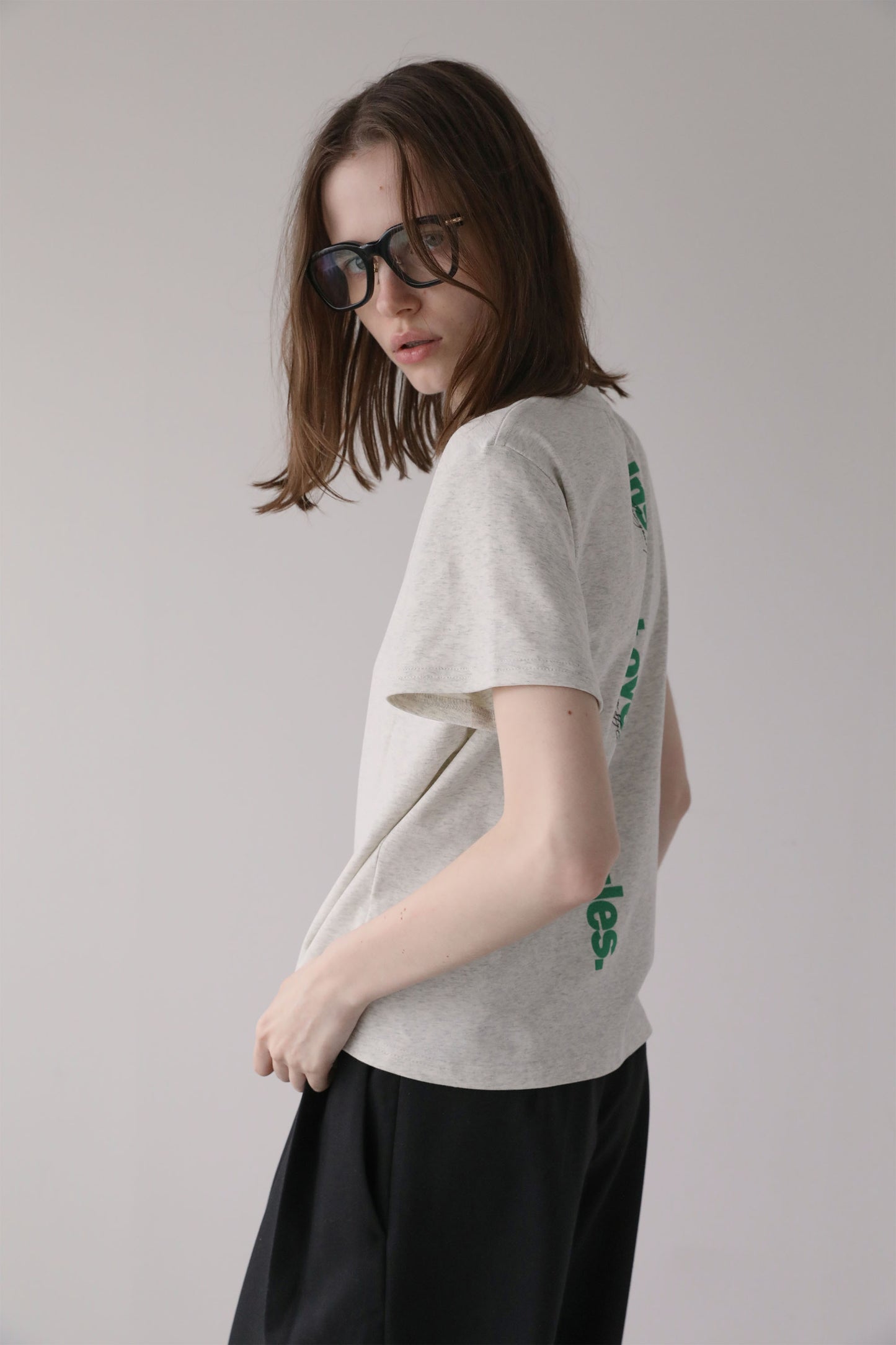 バックプリントTEE【GRAY】