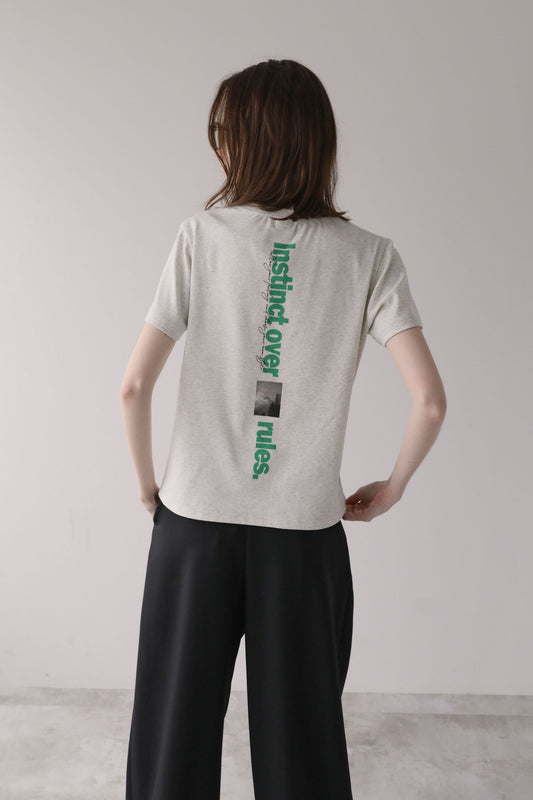 バックプリントTEE【GRAY】