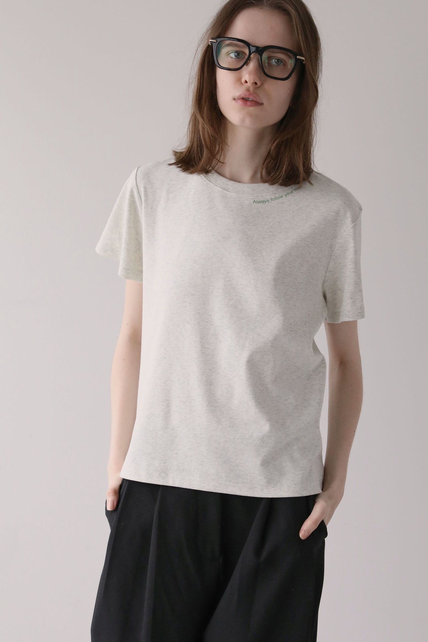 バックプリントTEE【GRAY】
