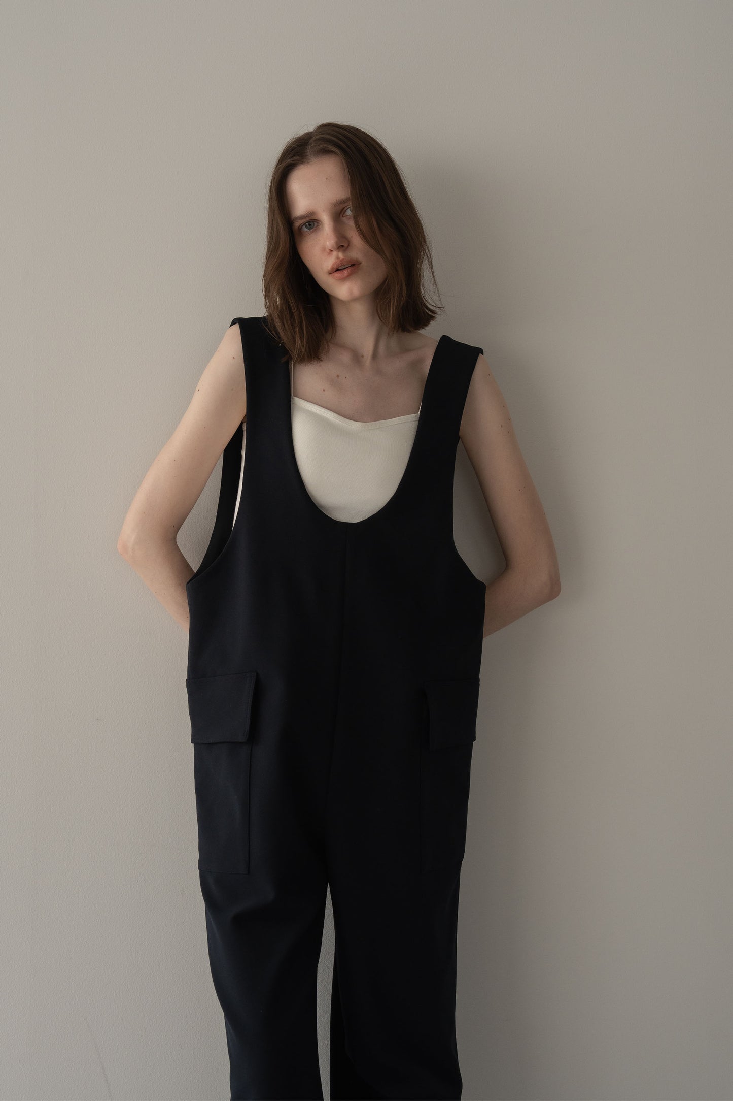 ポケットロンパース【NAVY】