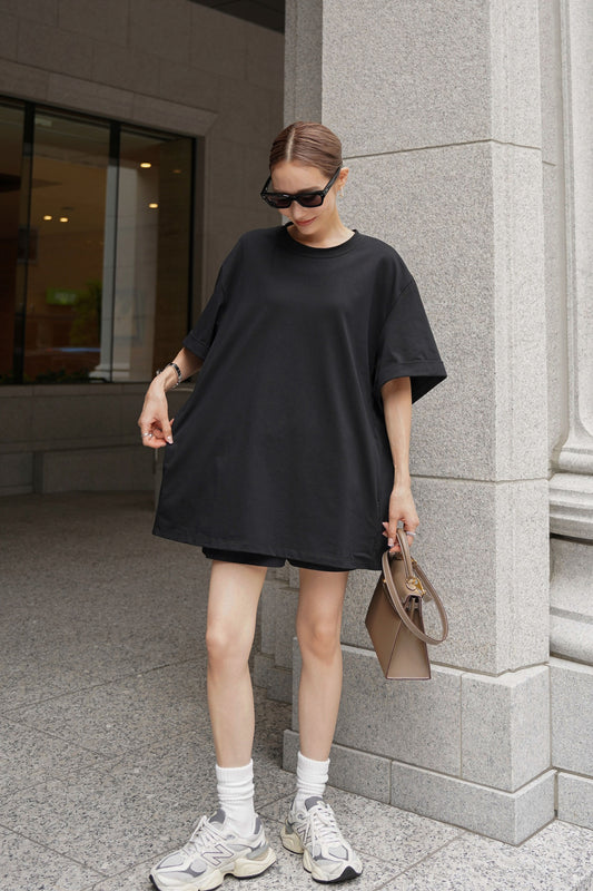 オーバーサイズカットソー【BLACK】