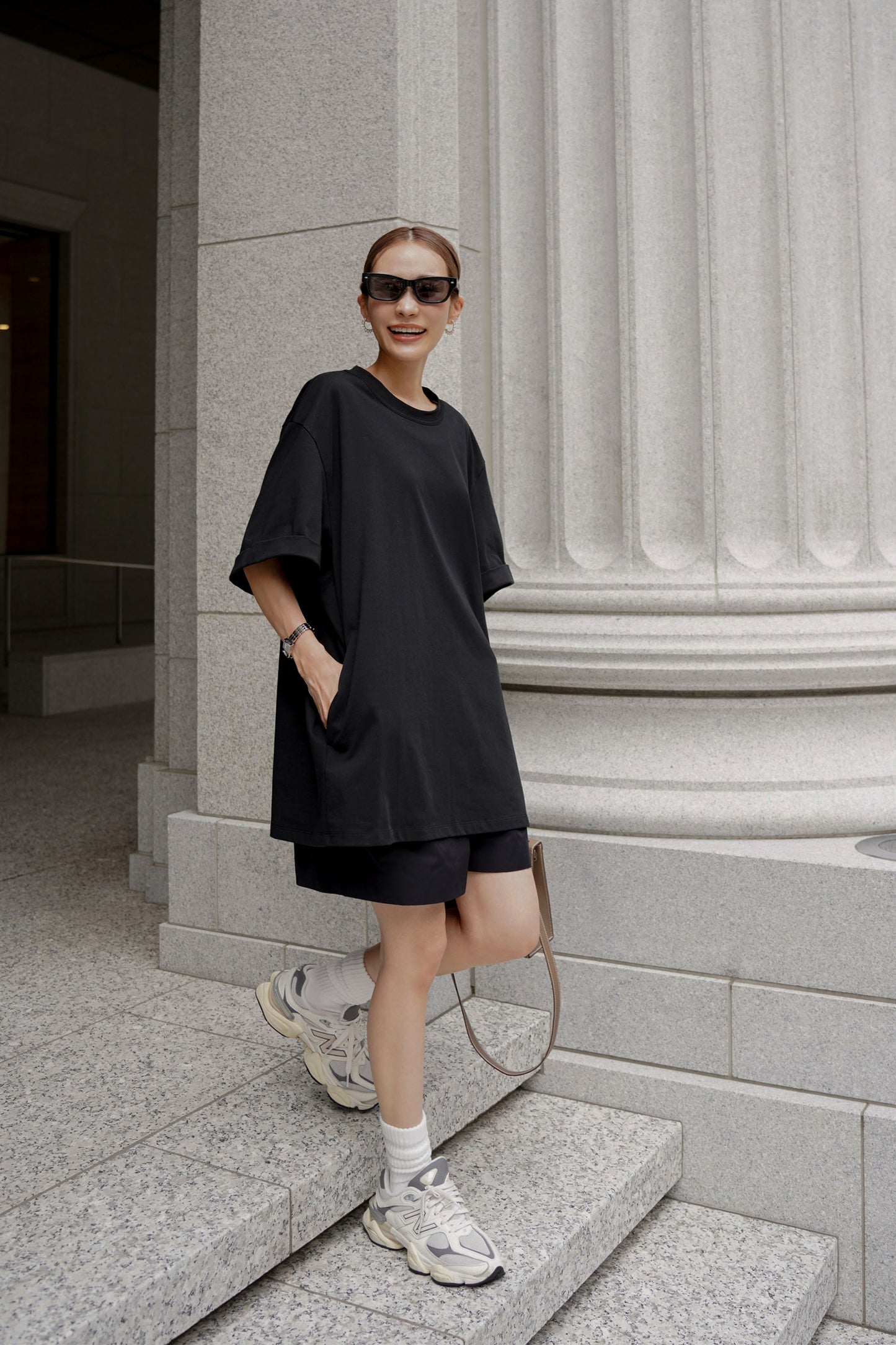 オーバーサイズカットソー【BLACK】