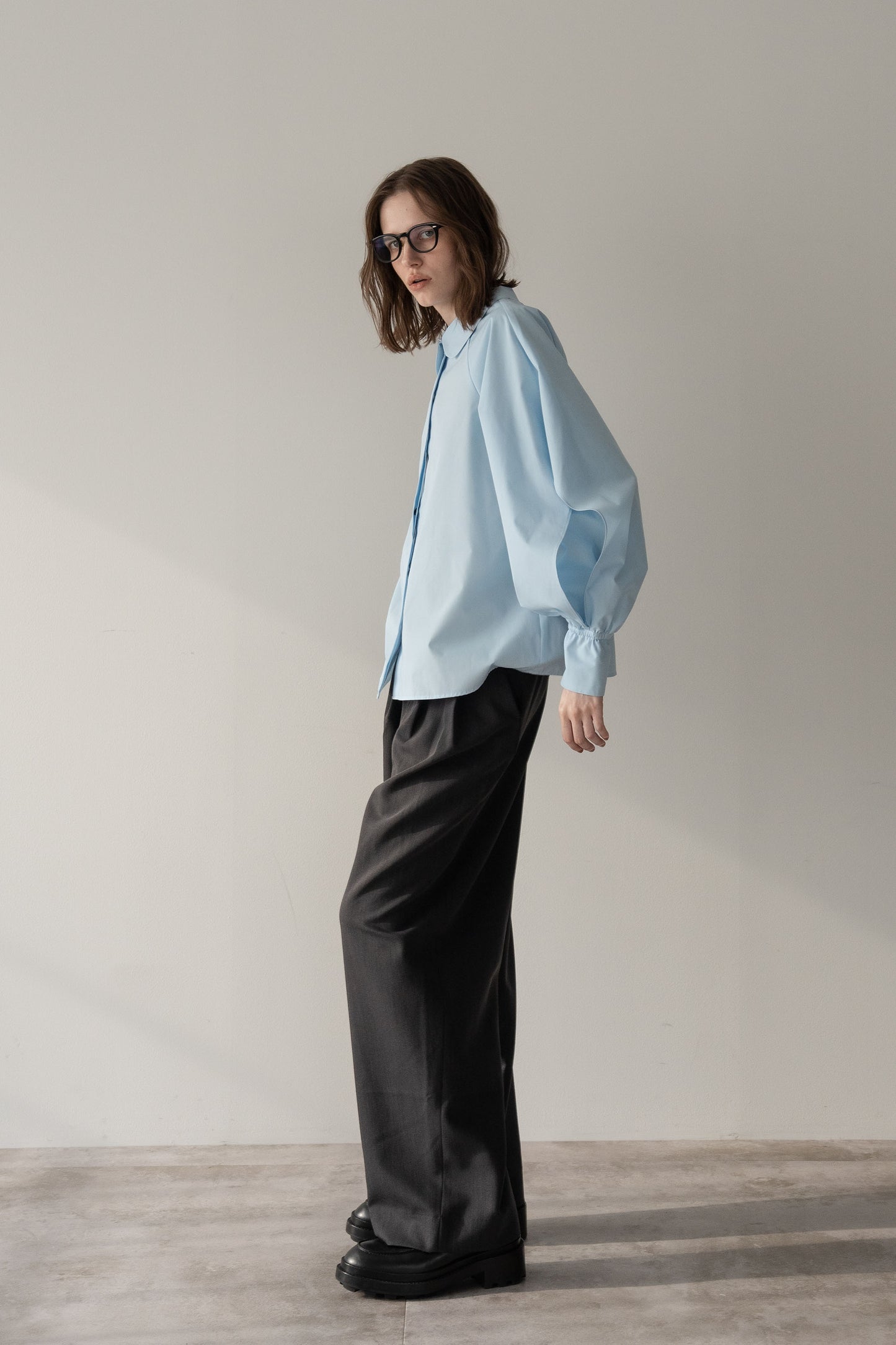 チューリップブラウス【BLUE】