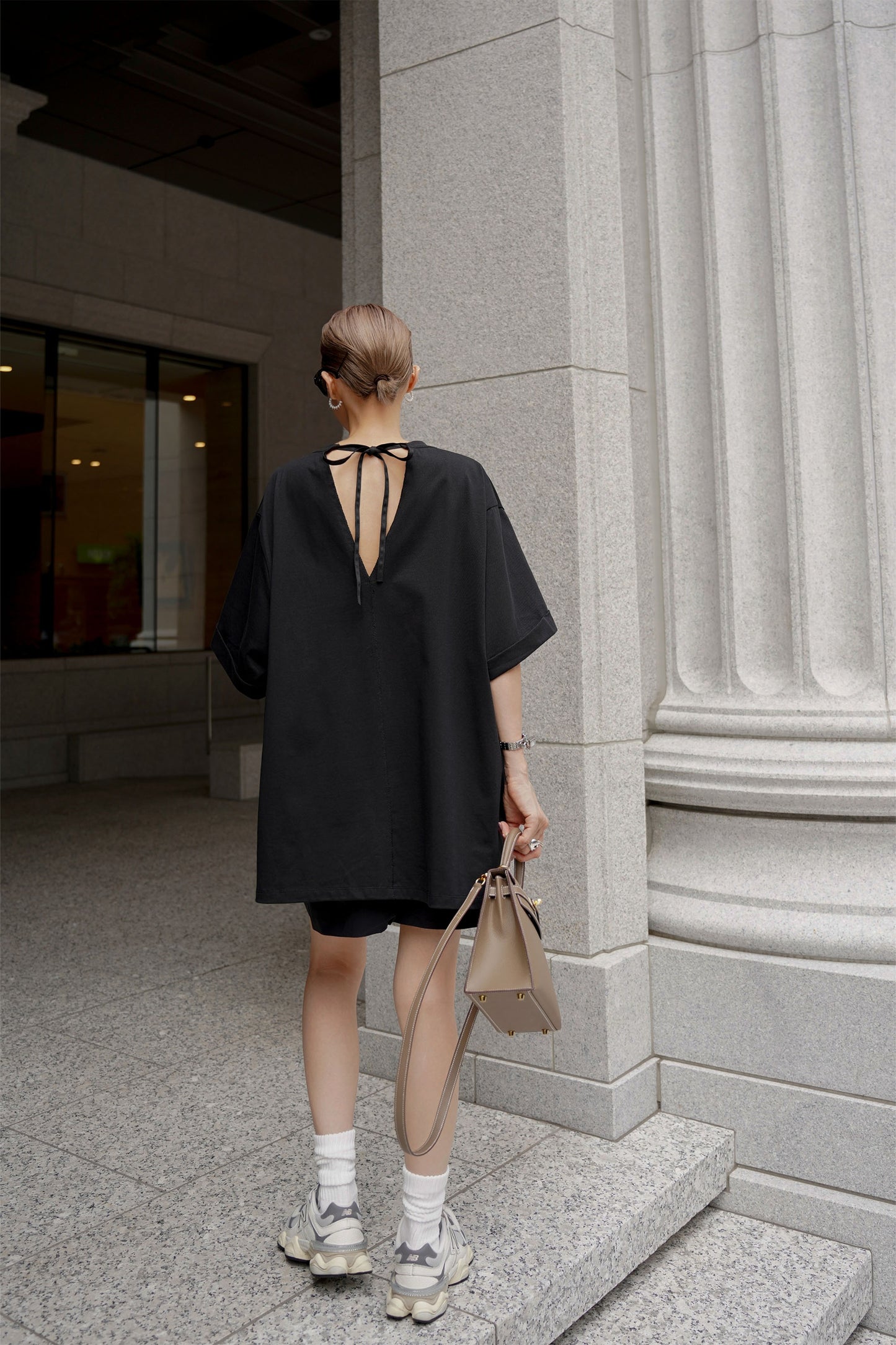 オーバーサイズカットソー【BLACK】