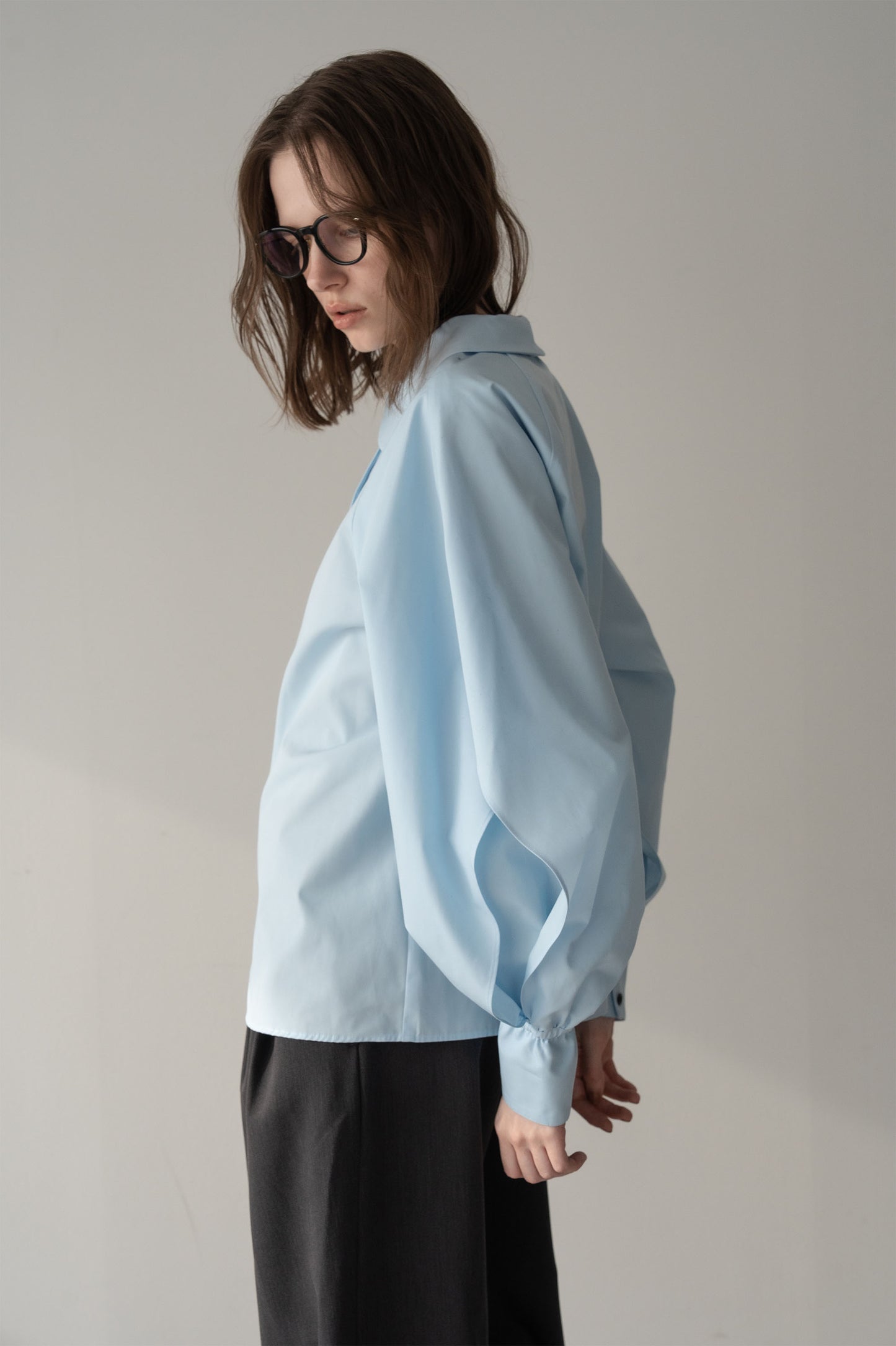 チューリップブラウス【BLUE】