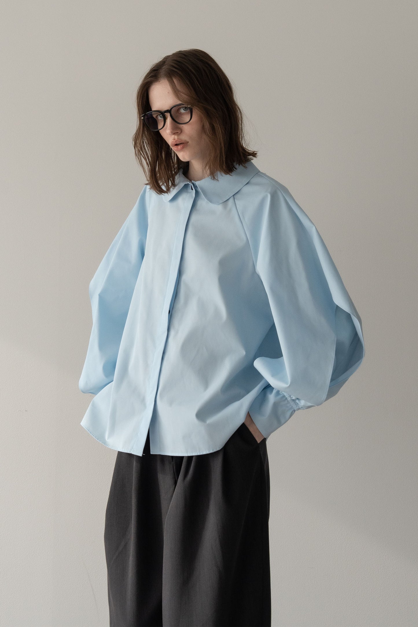 チューリップブラウス【BLUE】