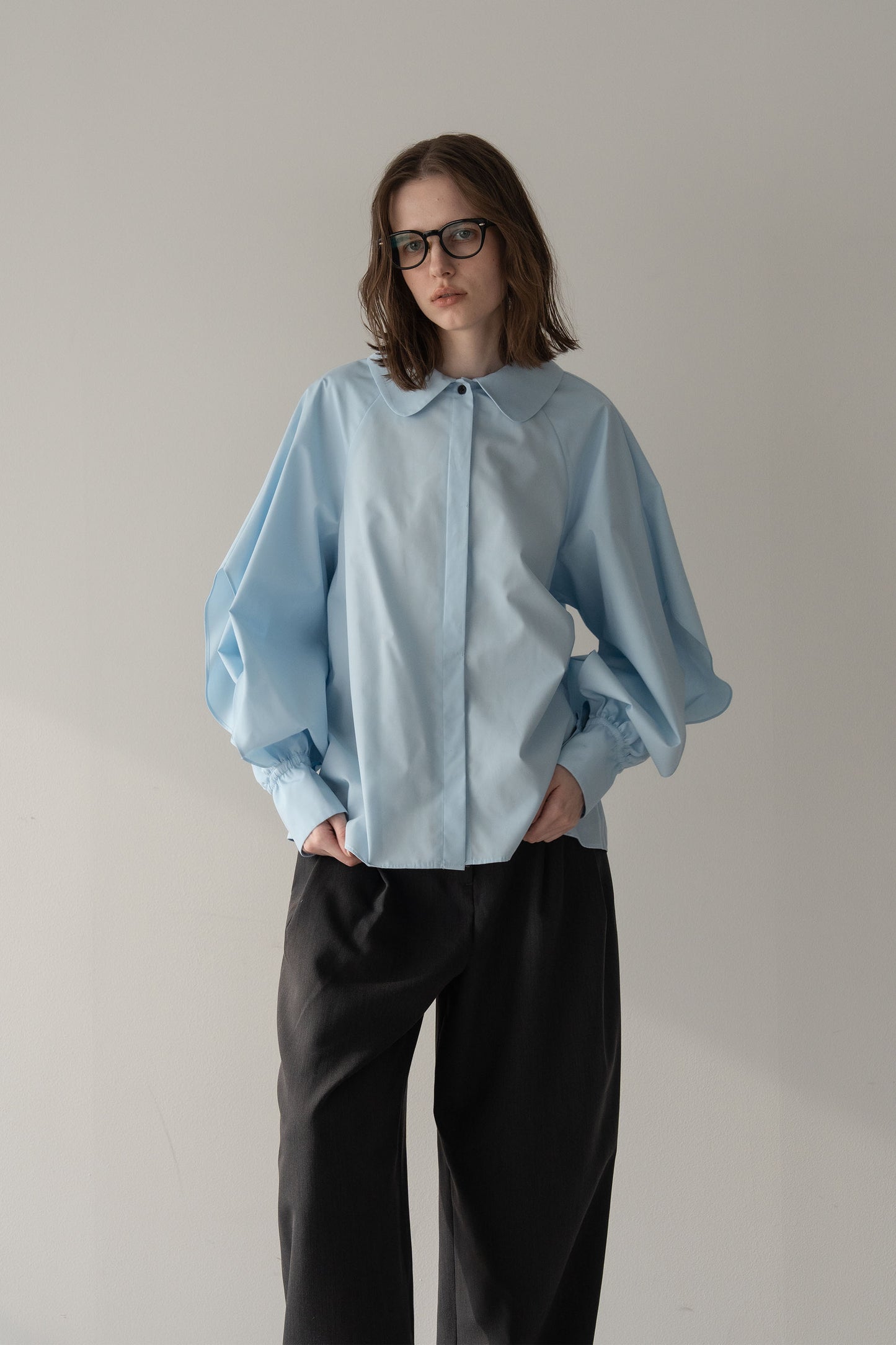 チューリップブラウス【BLUE】