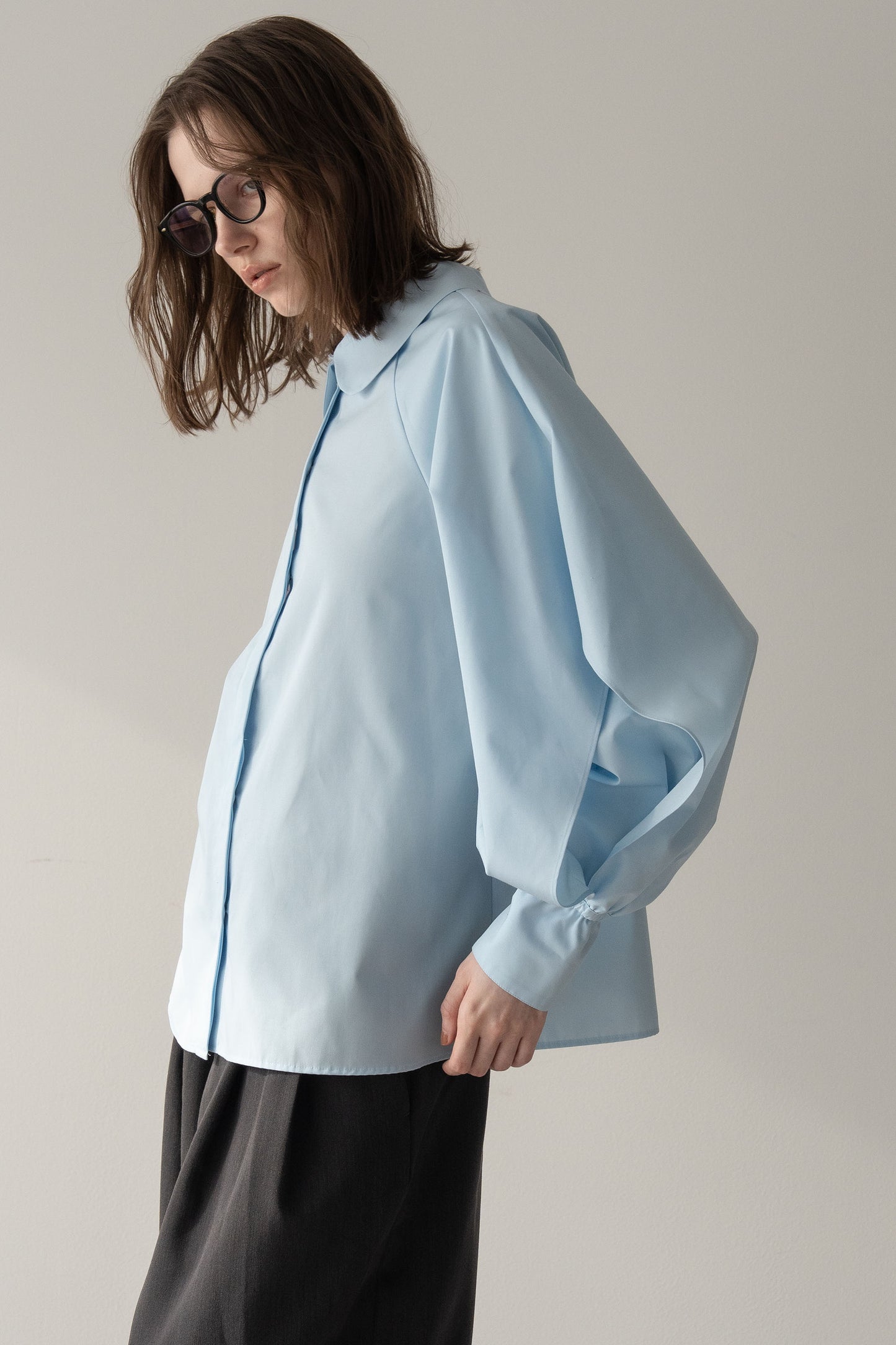 チューリップブラウス【BLUE】