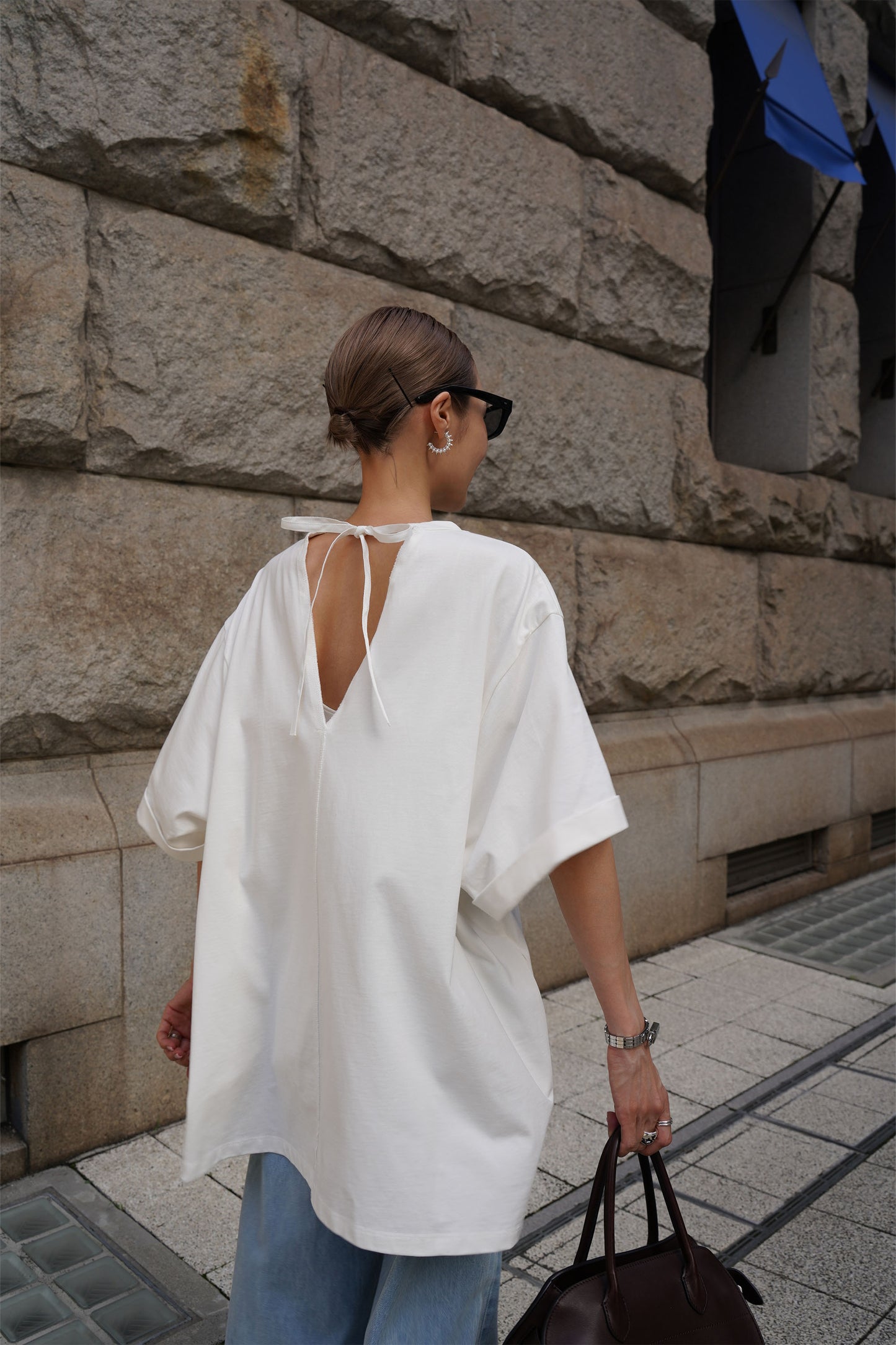 オーバーサイズカットソー【WHITE】