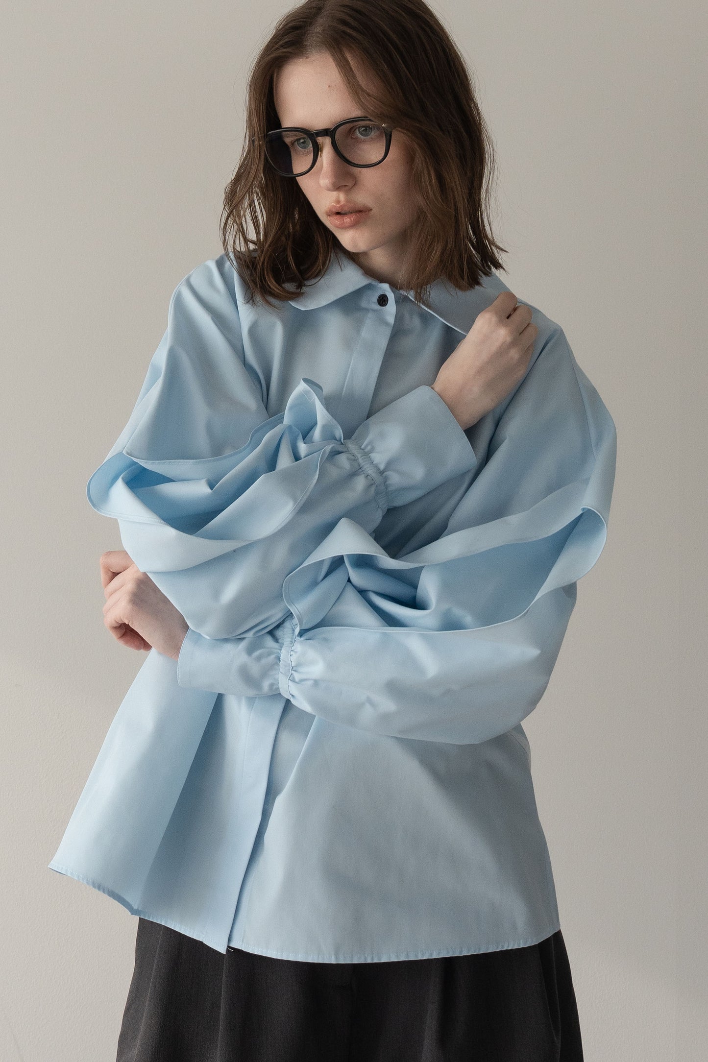 チューリップブラウス【BLUE】