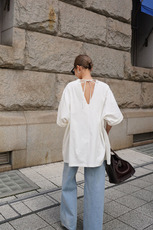 オーバーサイズカットソー【WHITE】