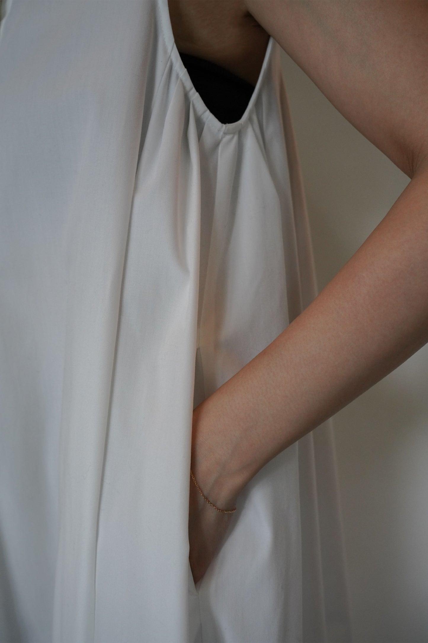 ヘムラインワンピース【WHITE】