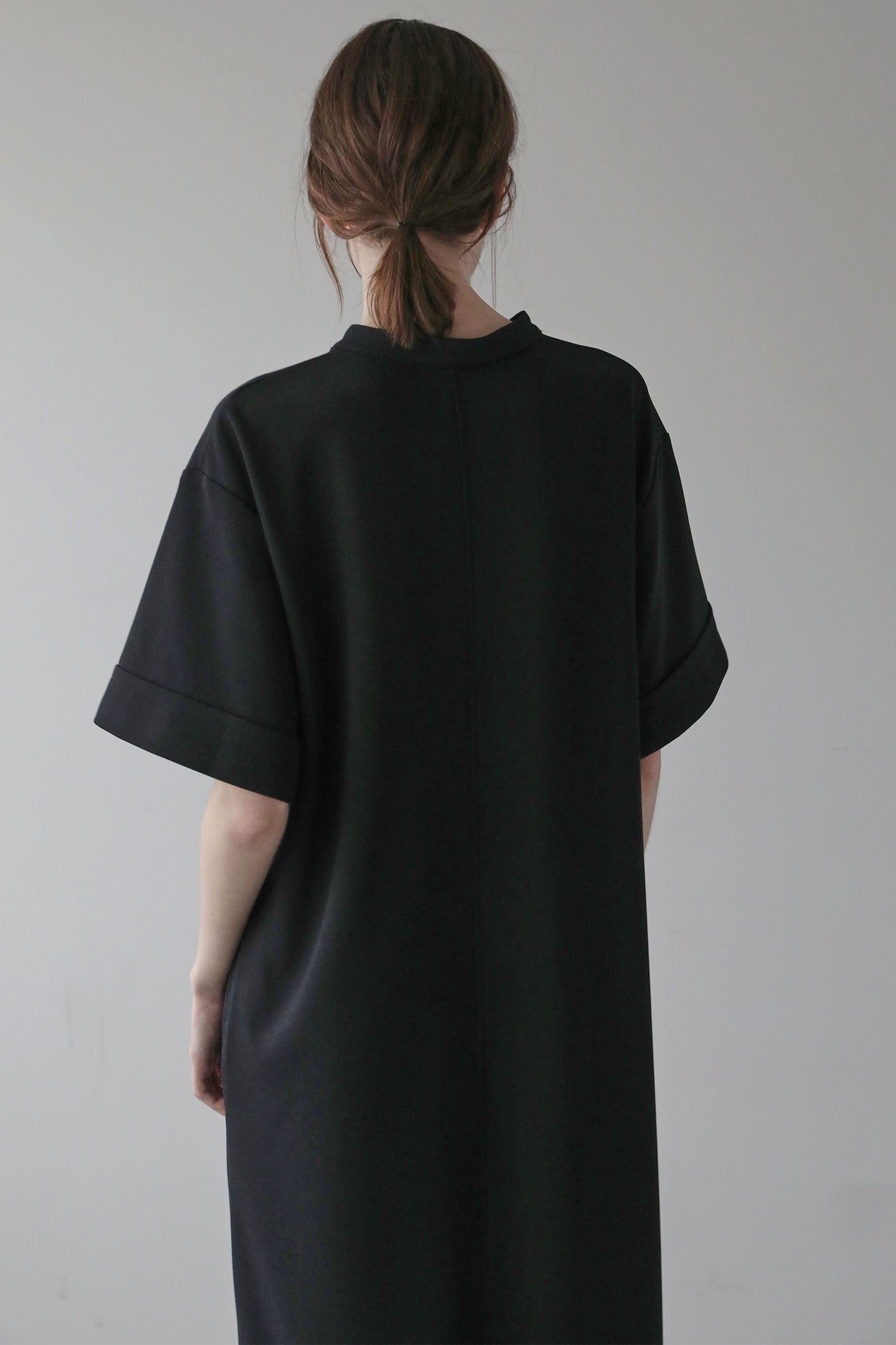 [Pre-order, shipping at the end of June] Georgette OP [BLACK]