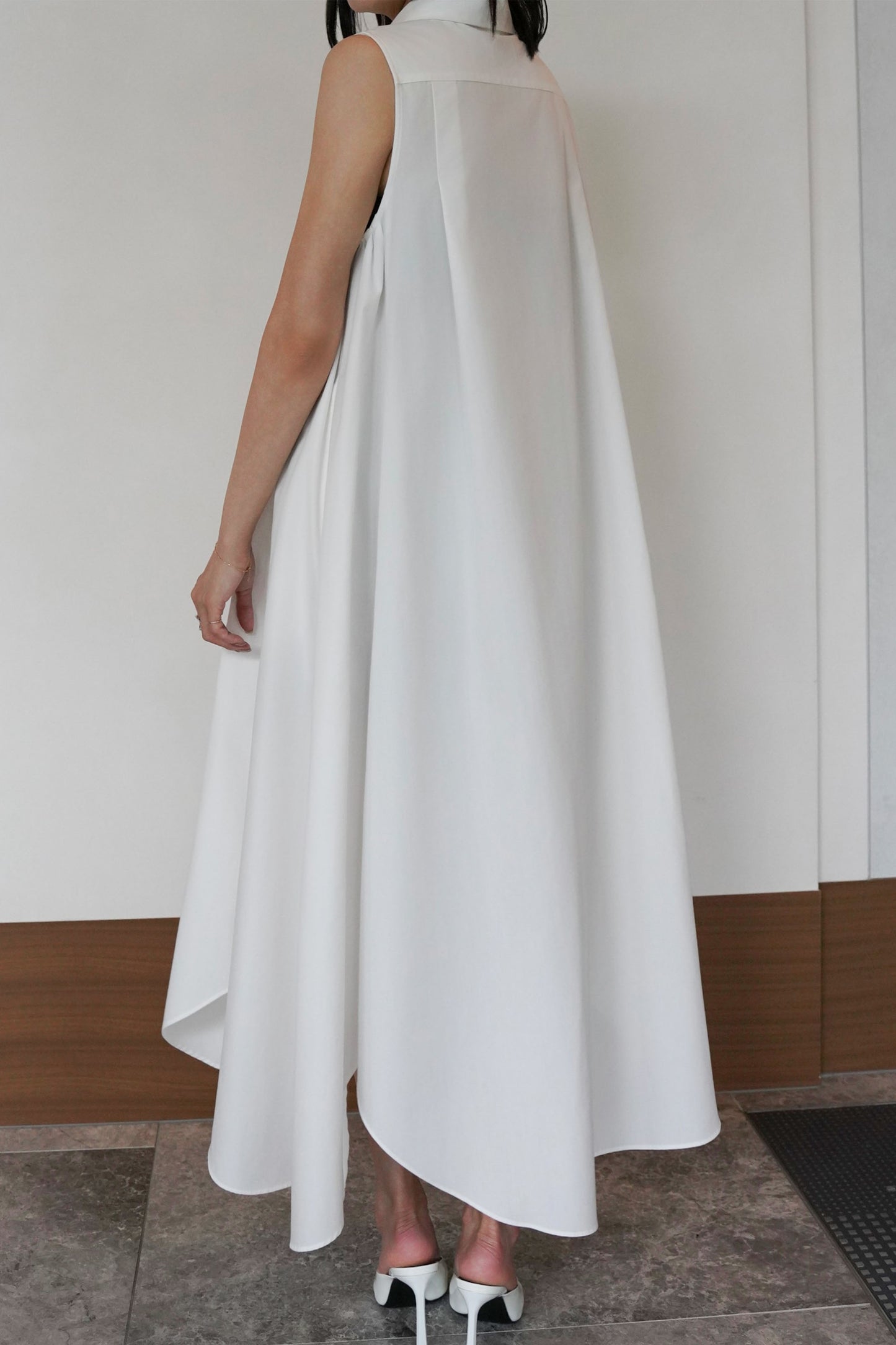 ヘムラインワンピース【WHITE】