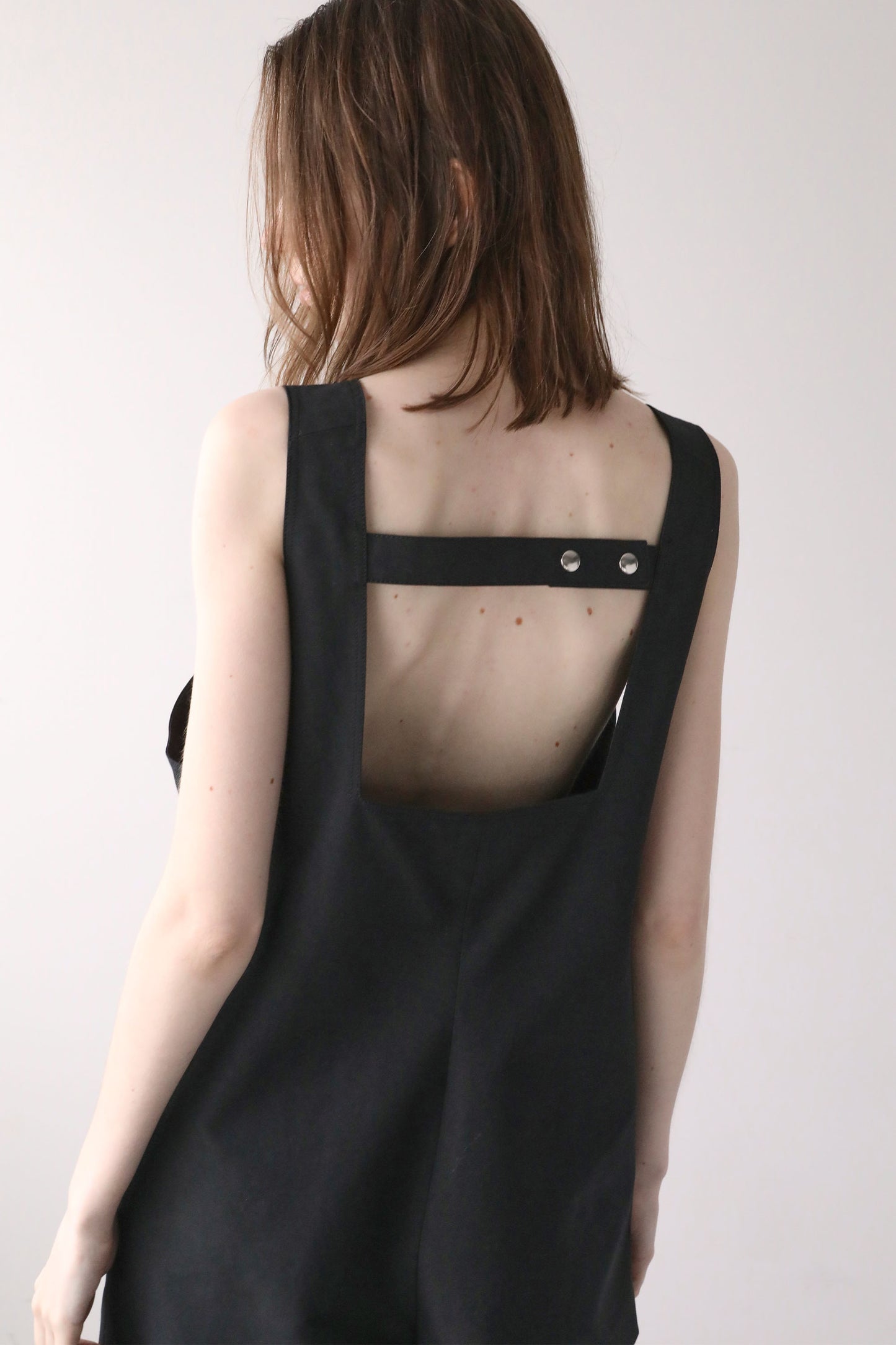 ボタンロンパース【BLACK】