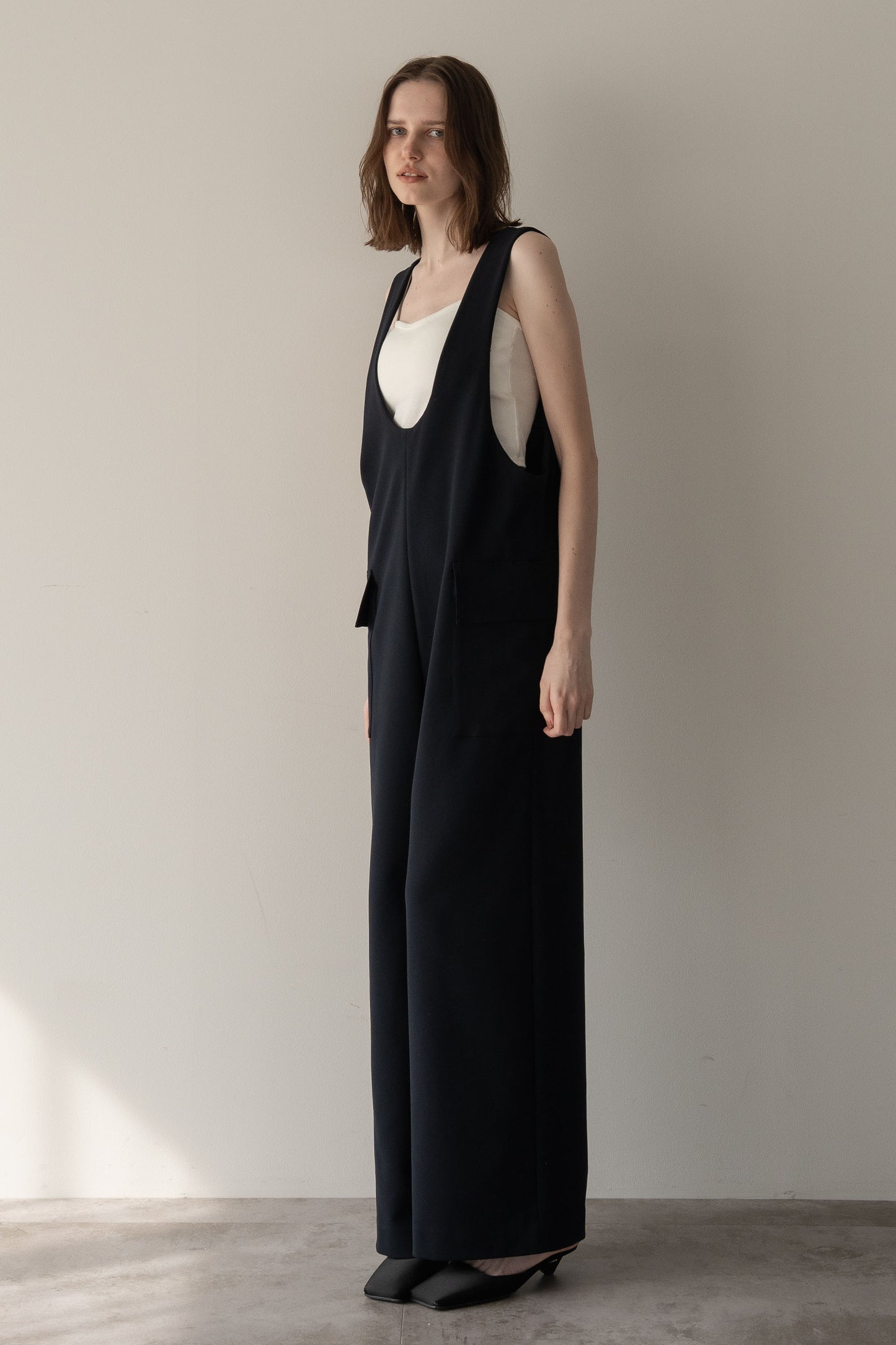 ポケットロンパース【NAVY】