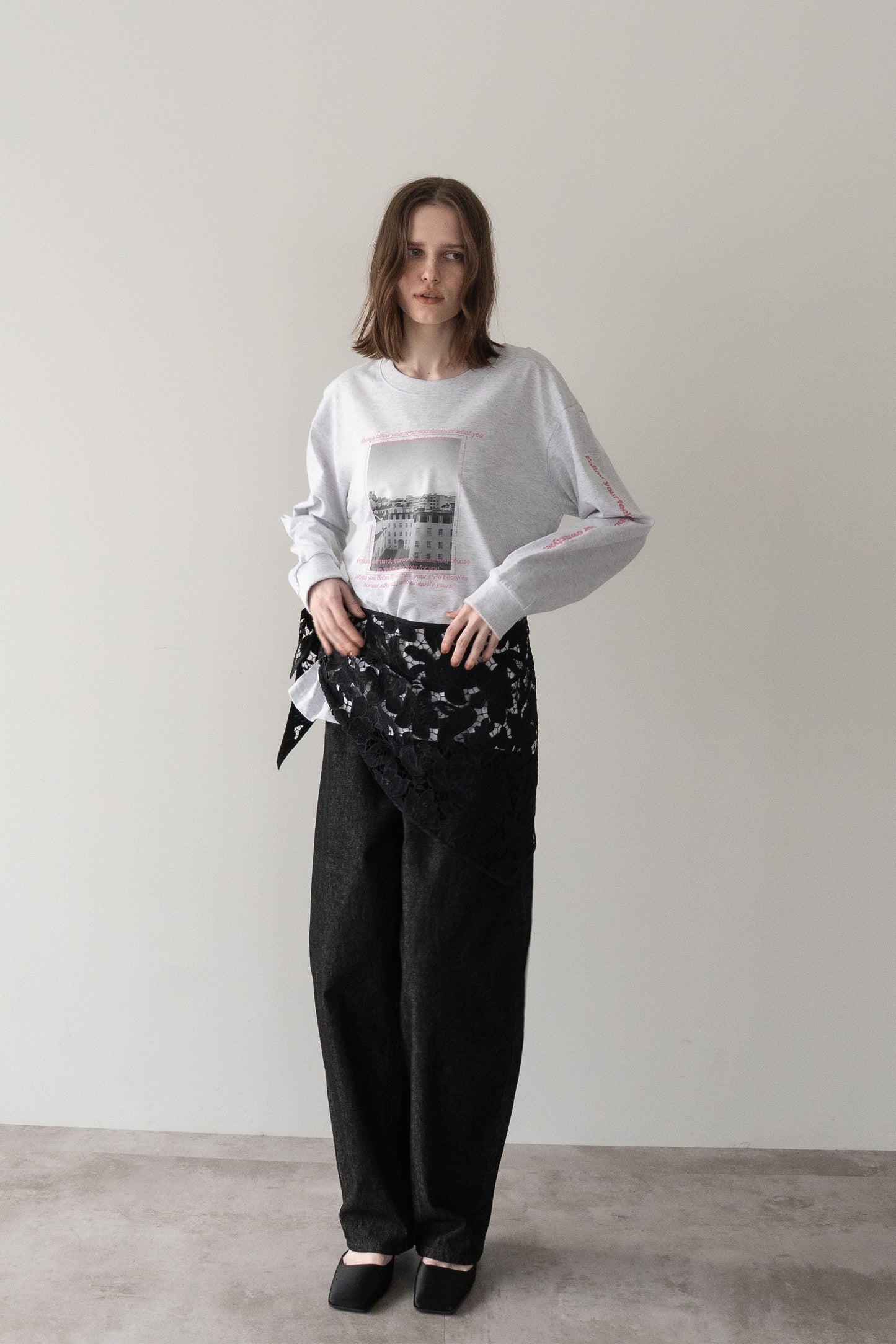 レースカラー【BLACK】