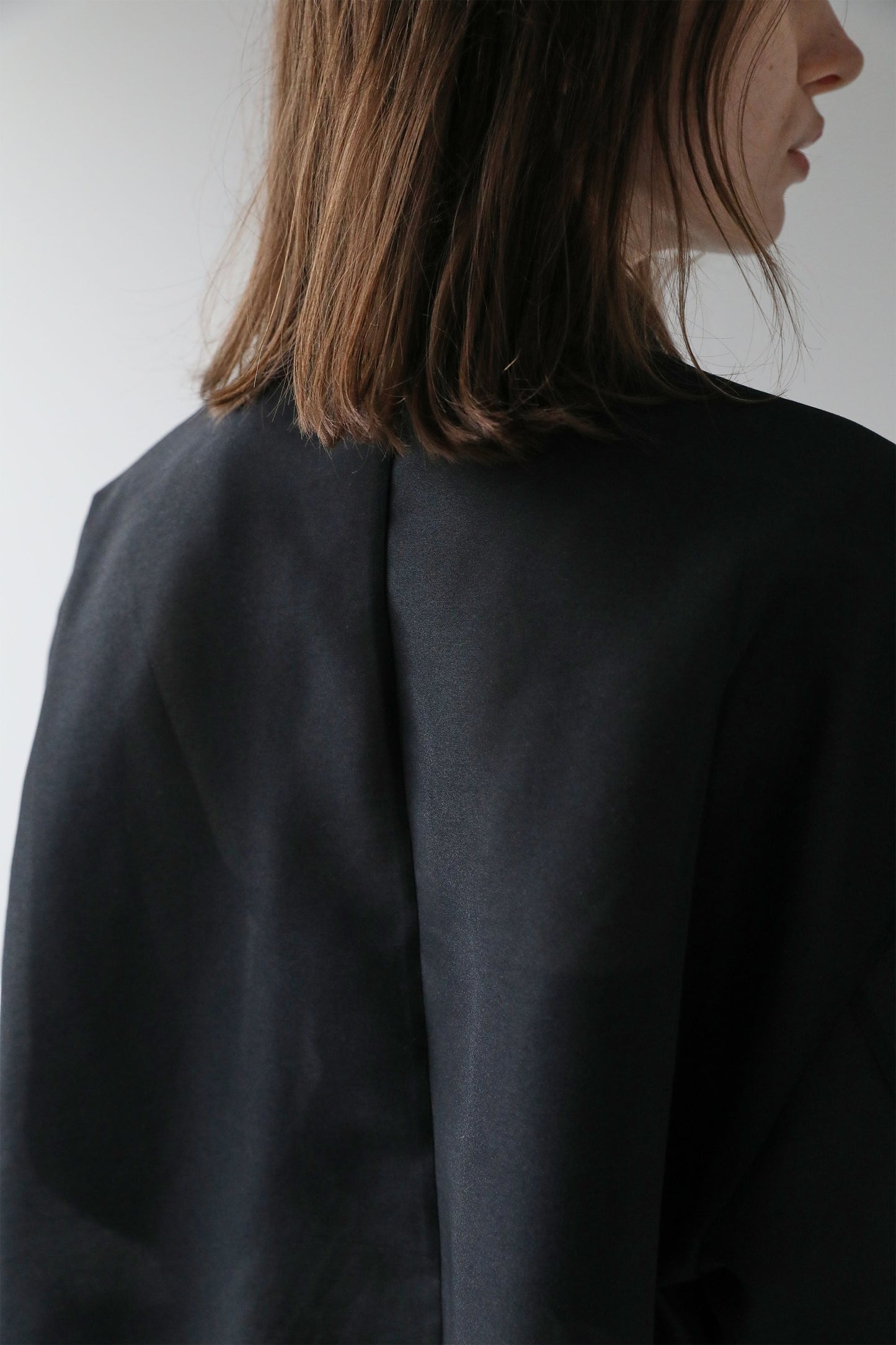 クロップドシャツ【BLACK】
