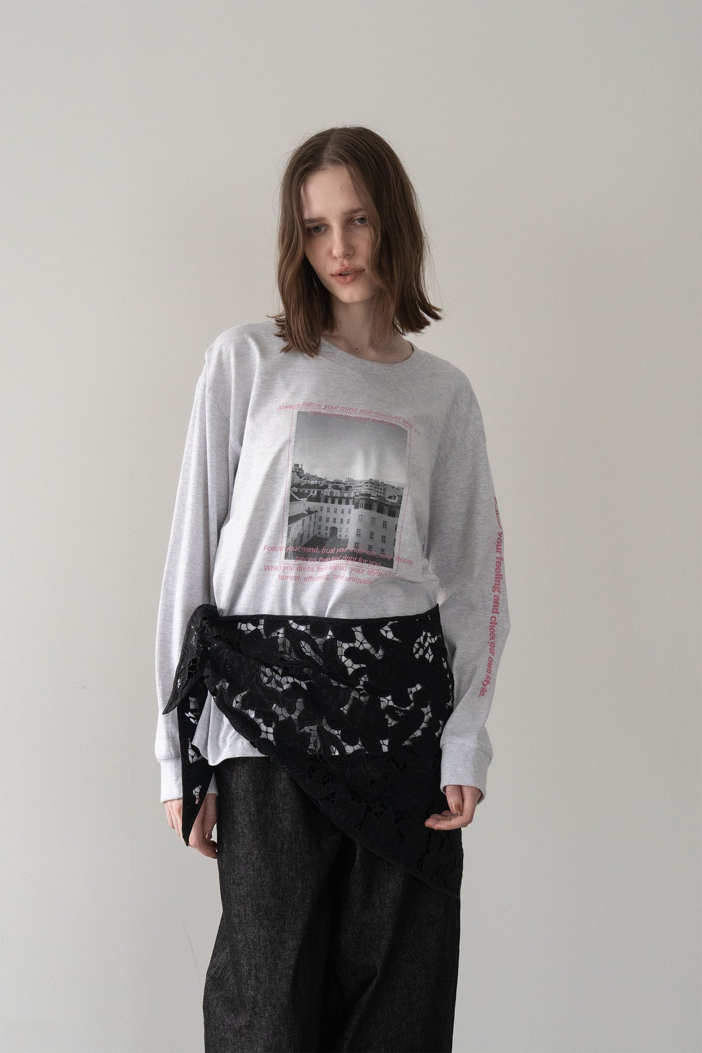 レースカラー【BLACK】