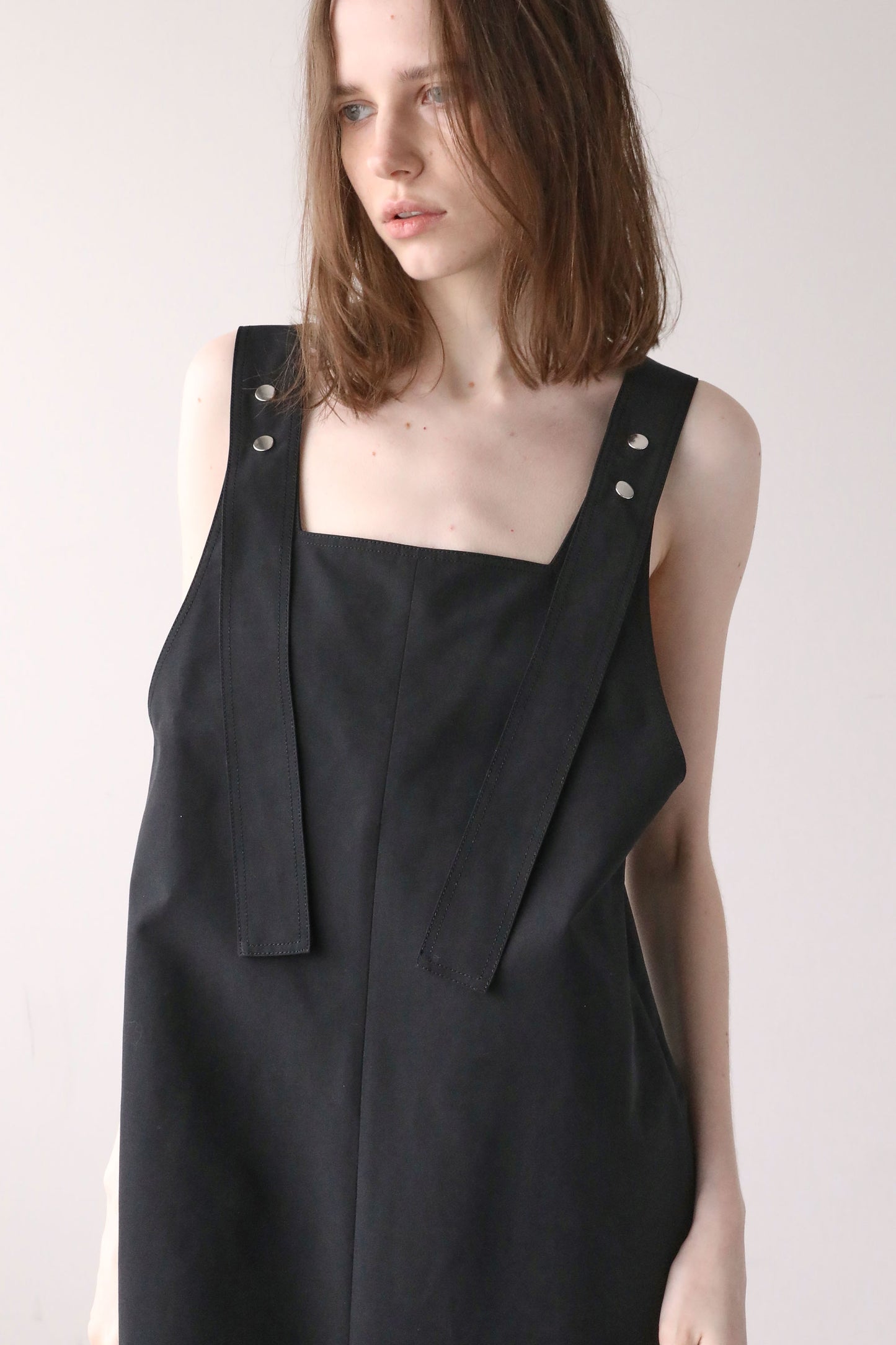 ボタンロンパース【BLACK】