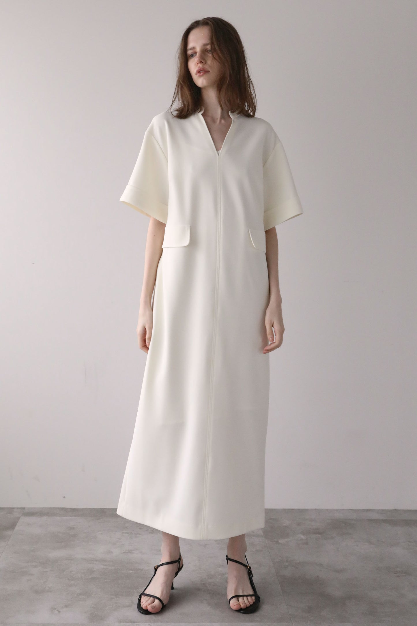 [Pre-order, shipping at the end of June] Georgette OP [WHITE]