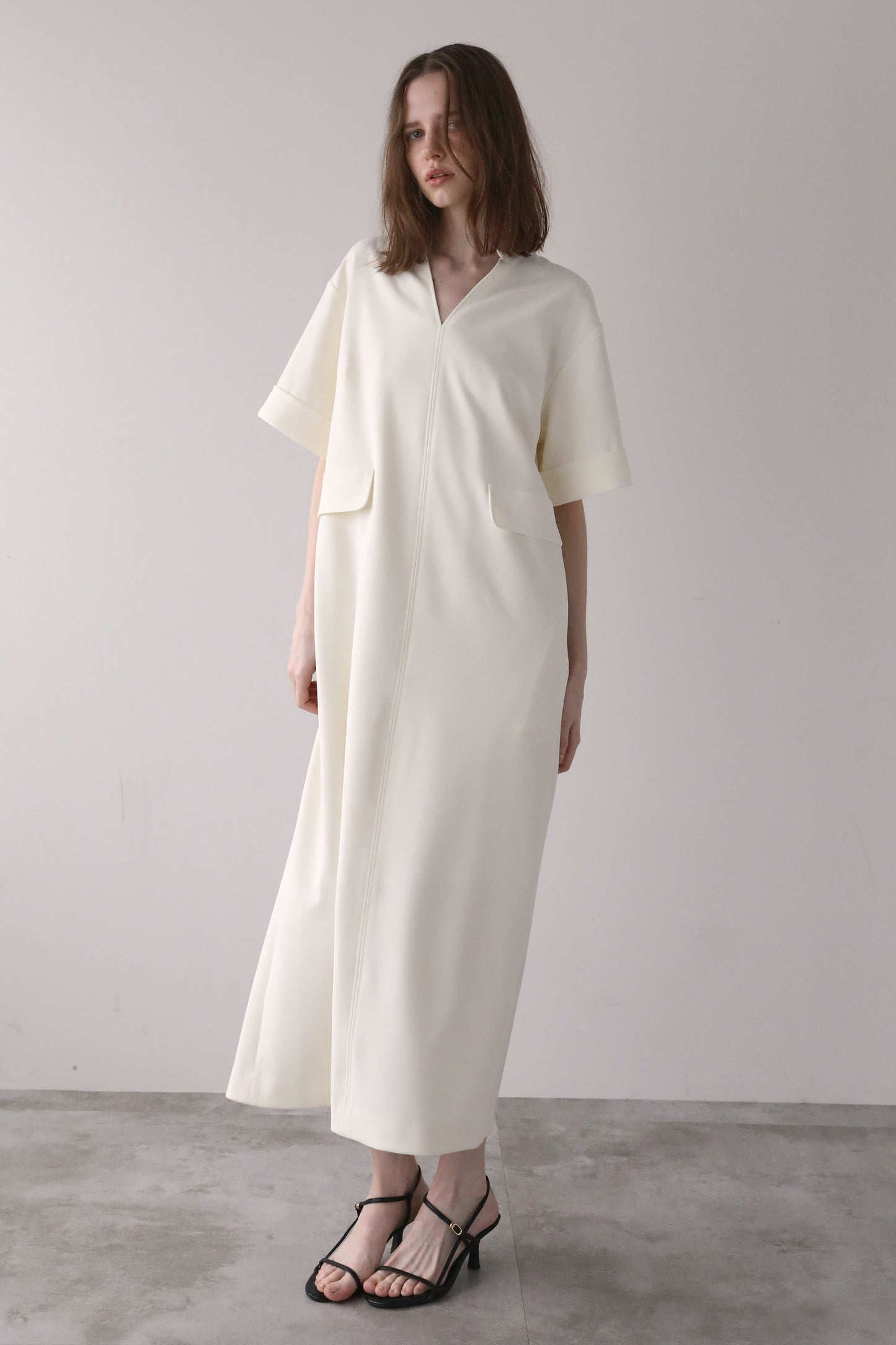 [Pre-order, shipping at the end of June] Georgette OP [WHITE]
