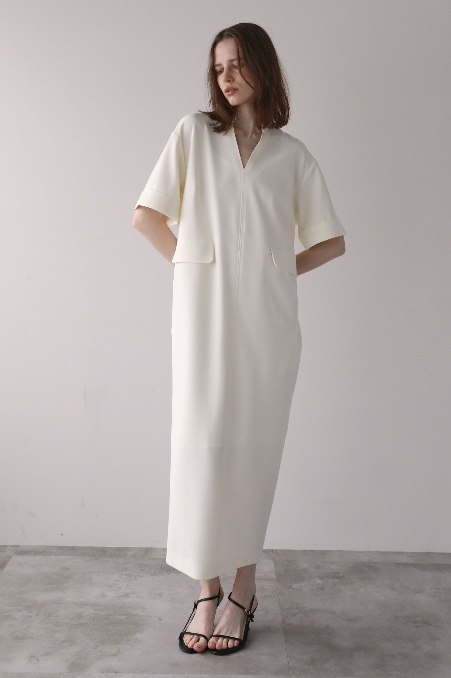 [Pre-order, shipping at the end of June] Georgette OP [WHITE]