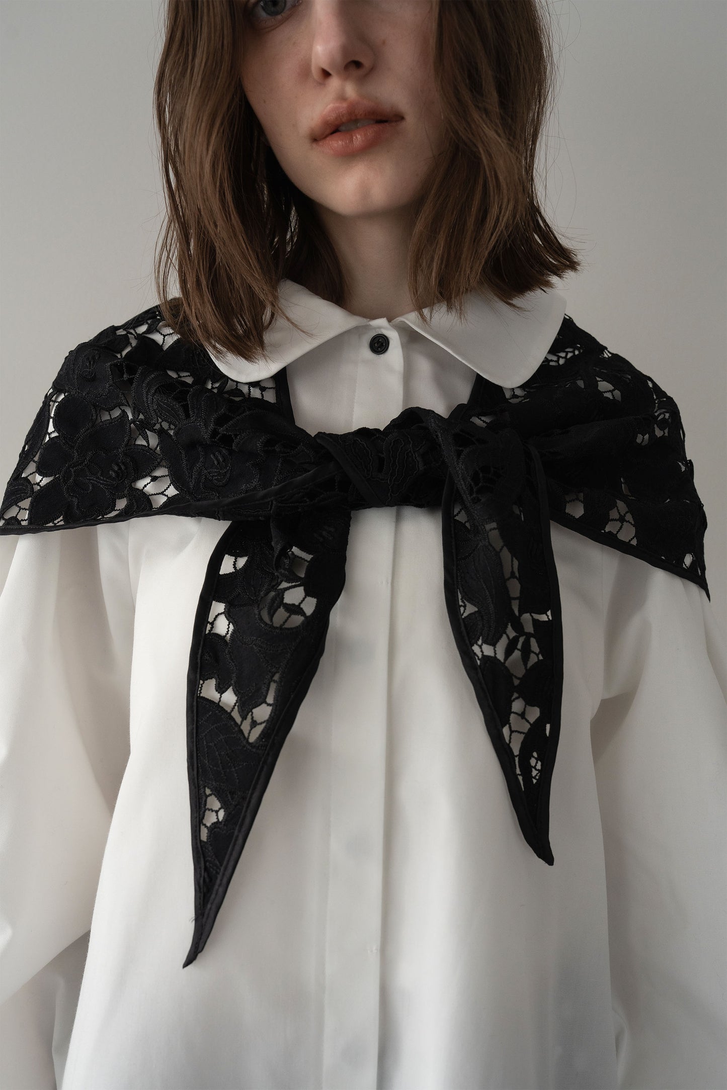 レースカラー【BLACK】