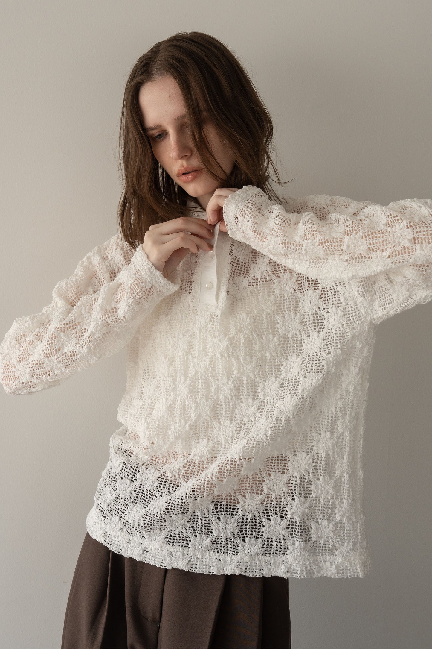 レースポロ【WHITE】