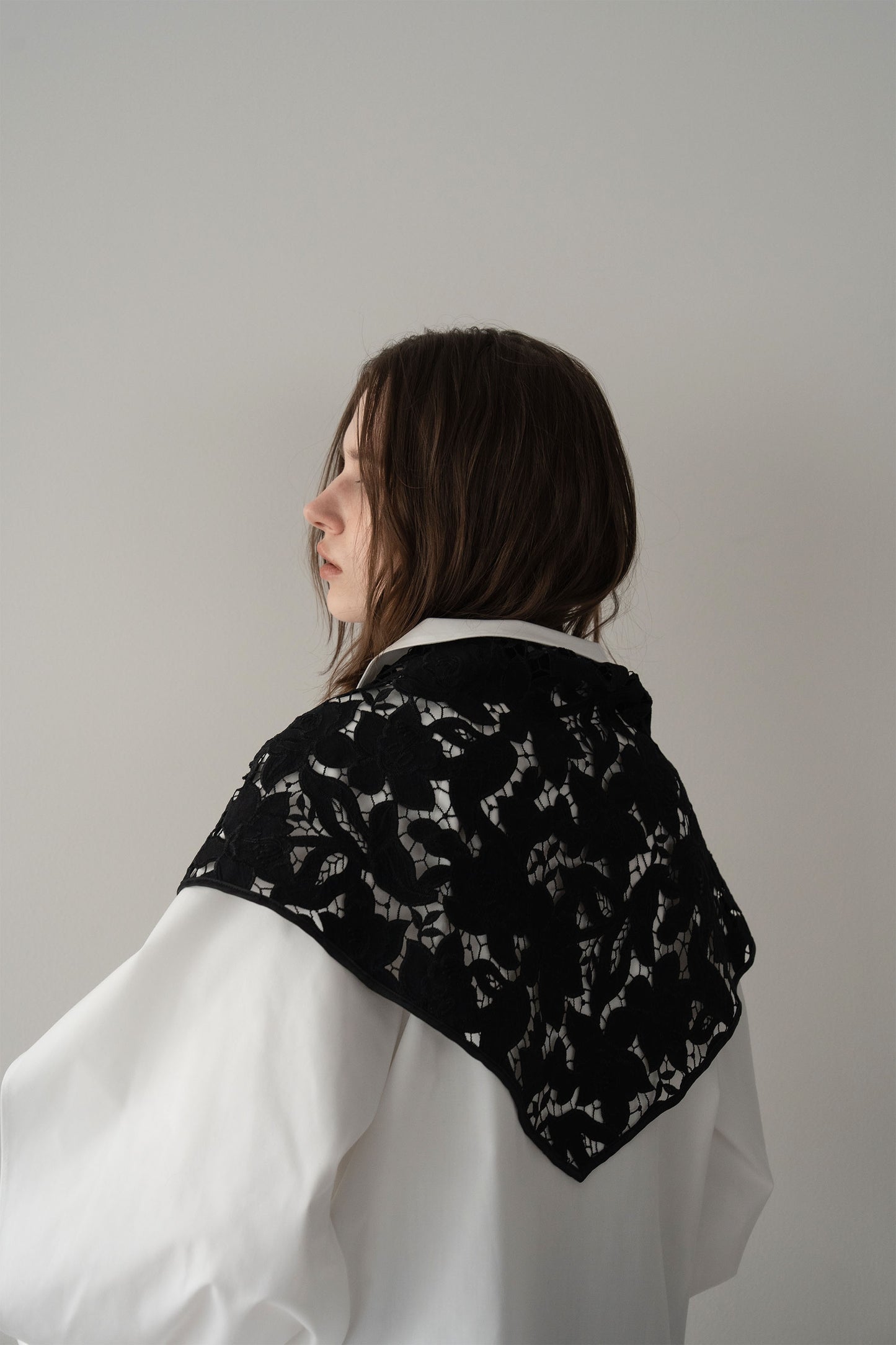 レースカラー【BLACK】