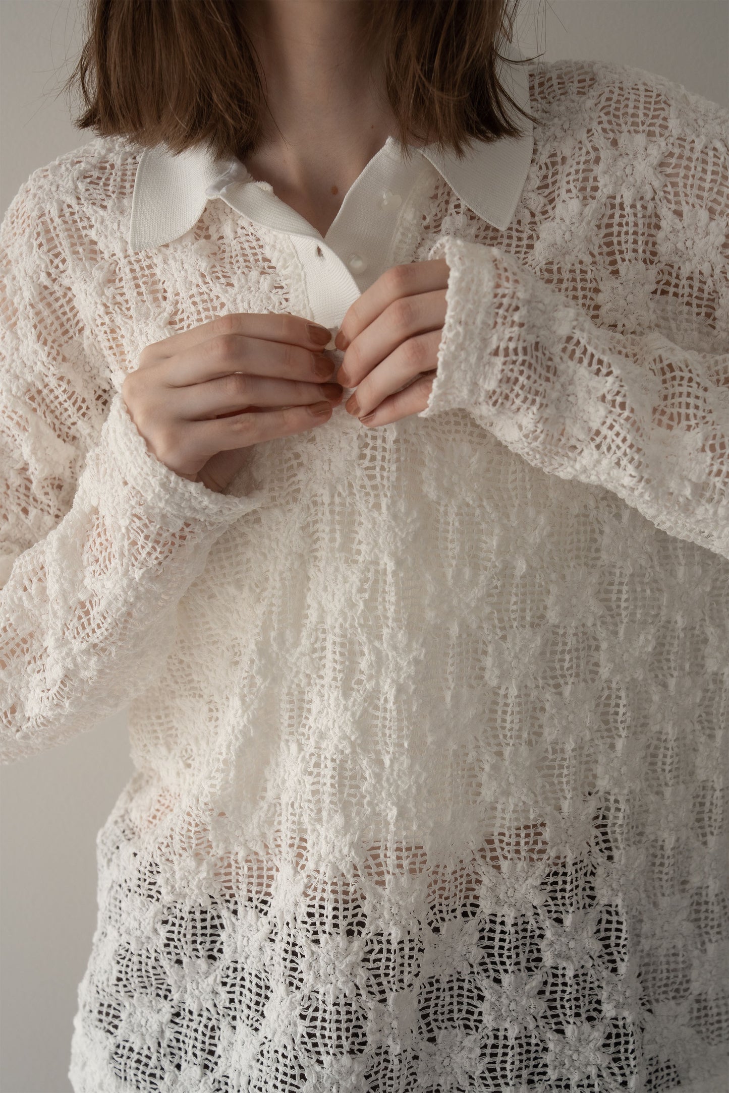 レースポロ【WHITE】