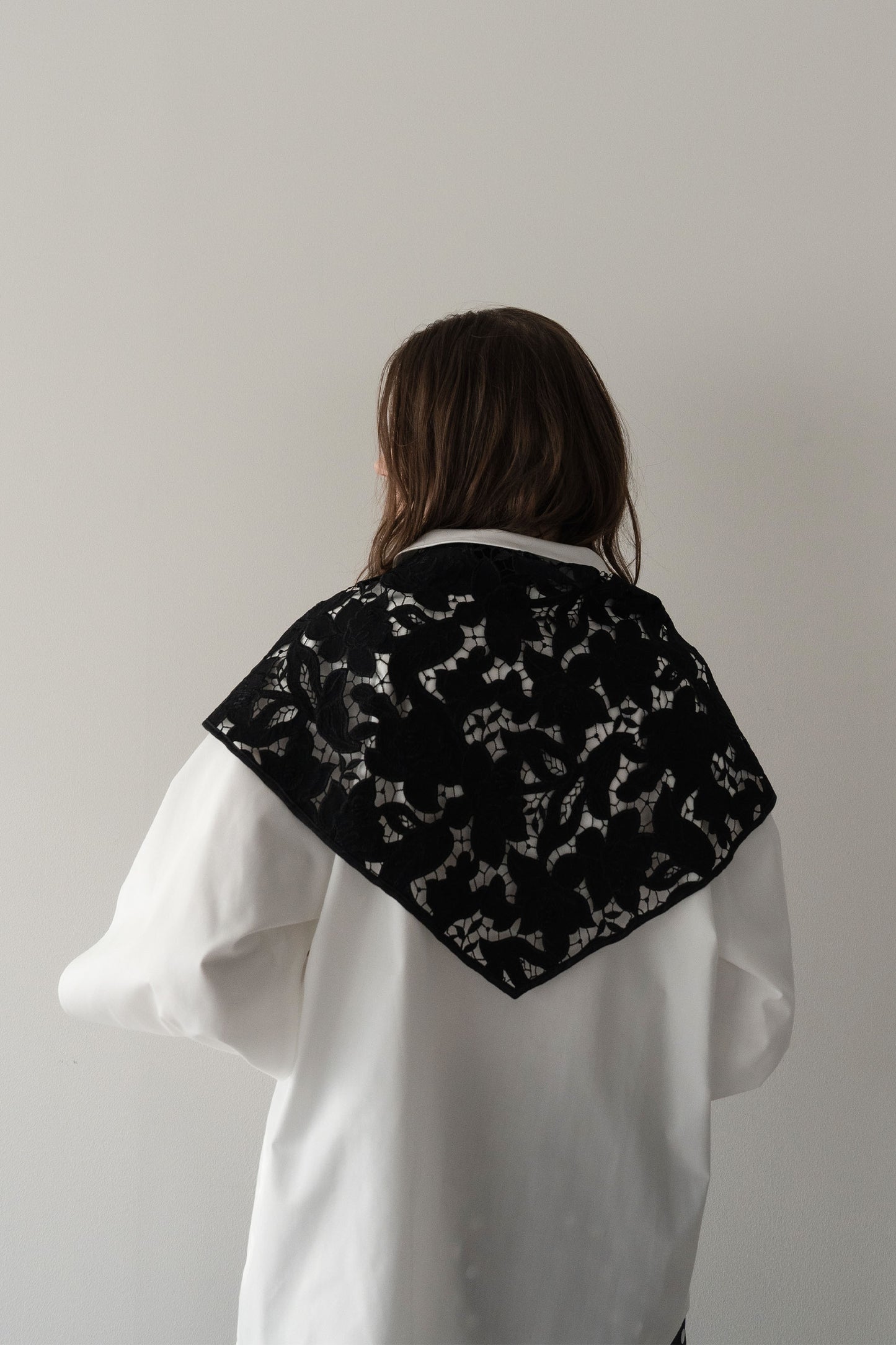 レースカラー【BLACK】