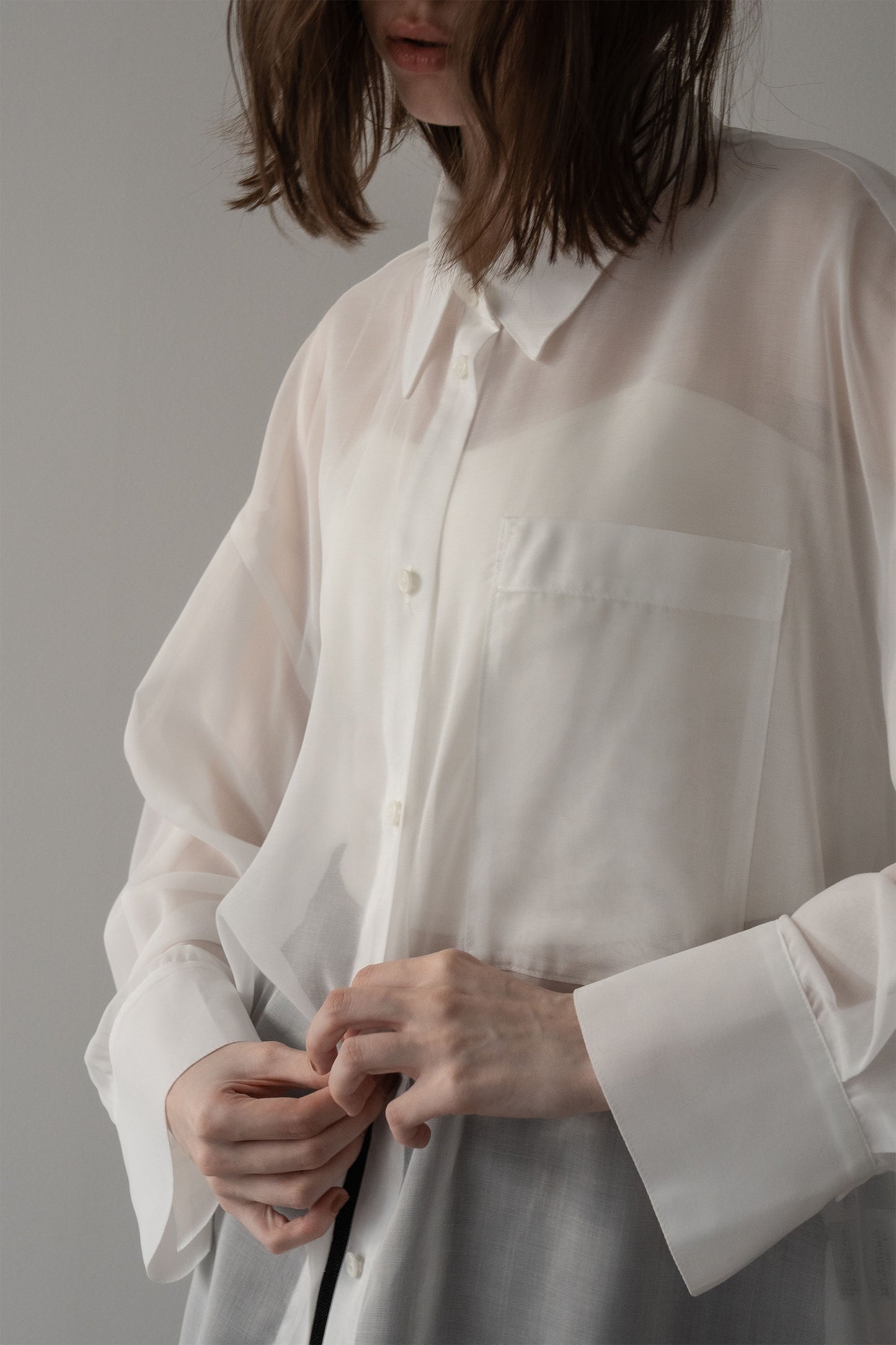 シアービックシャツ【WHITE】