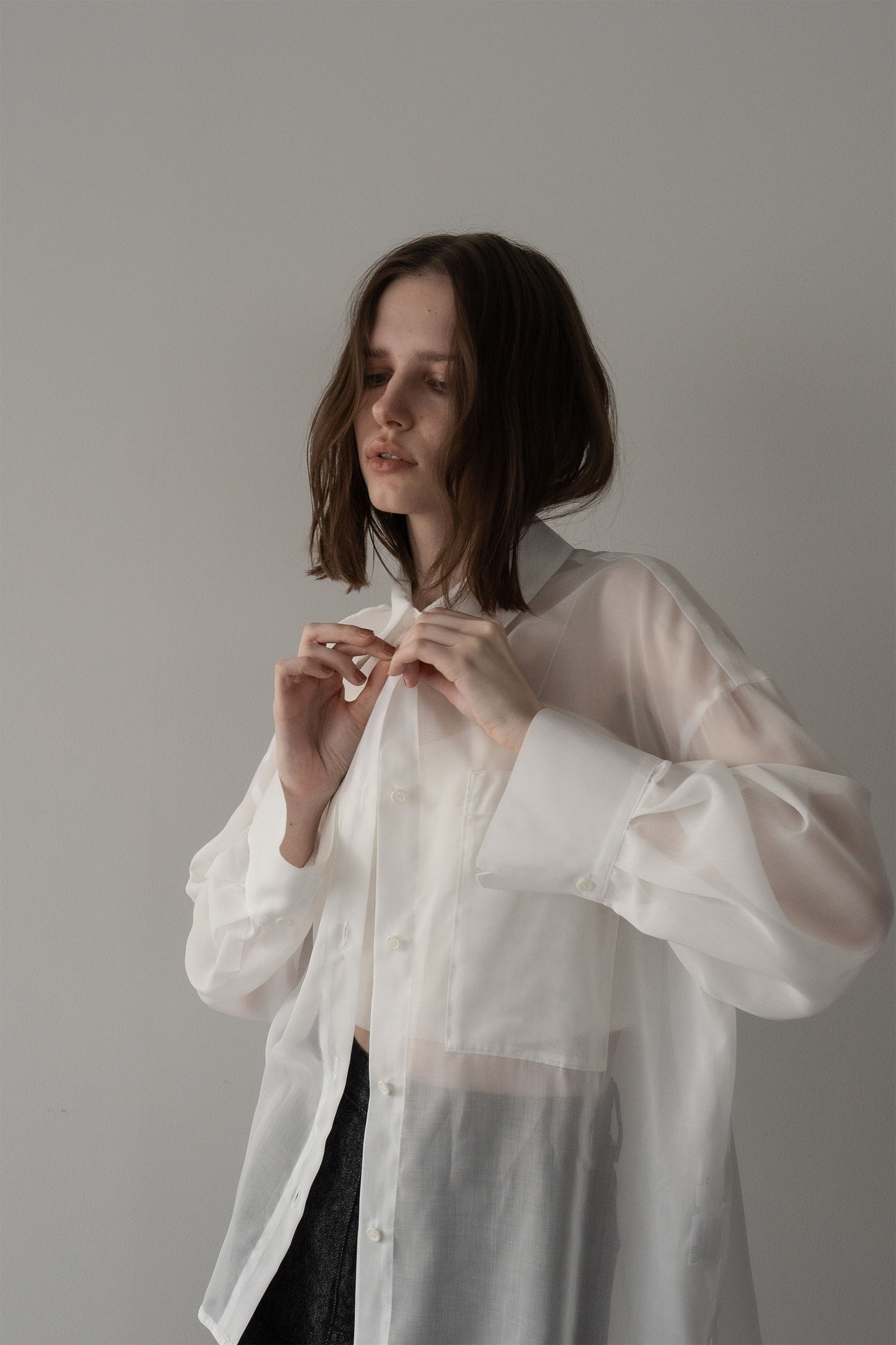 シアービックシャツ【WHITE】