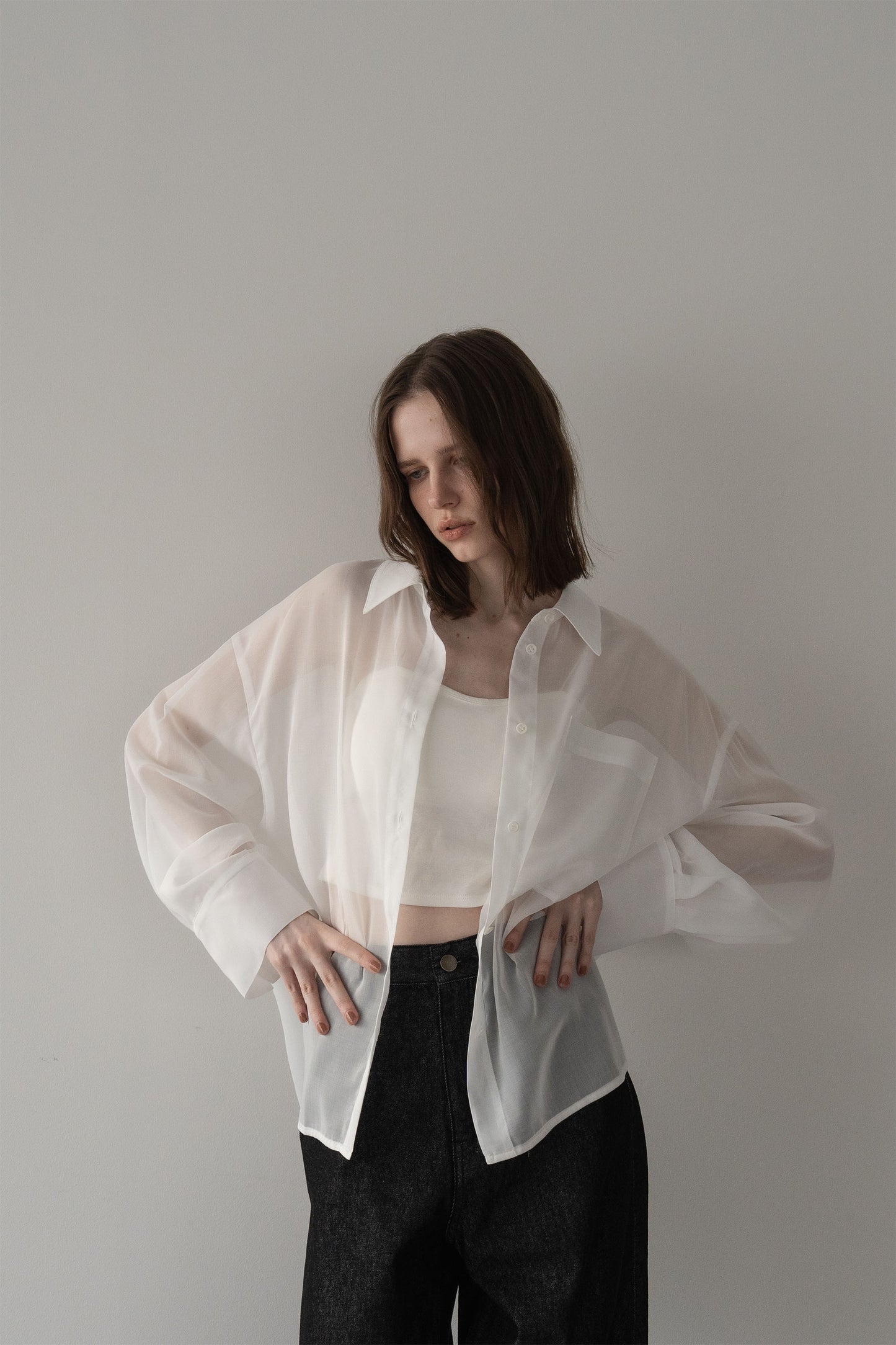 シアービックシャツ【WHITE】