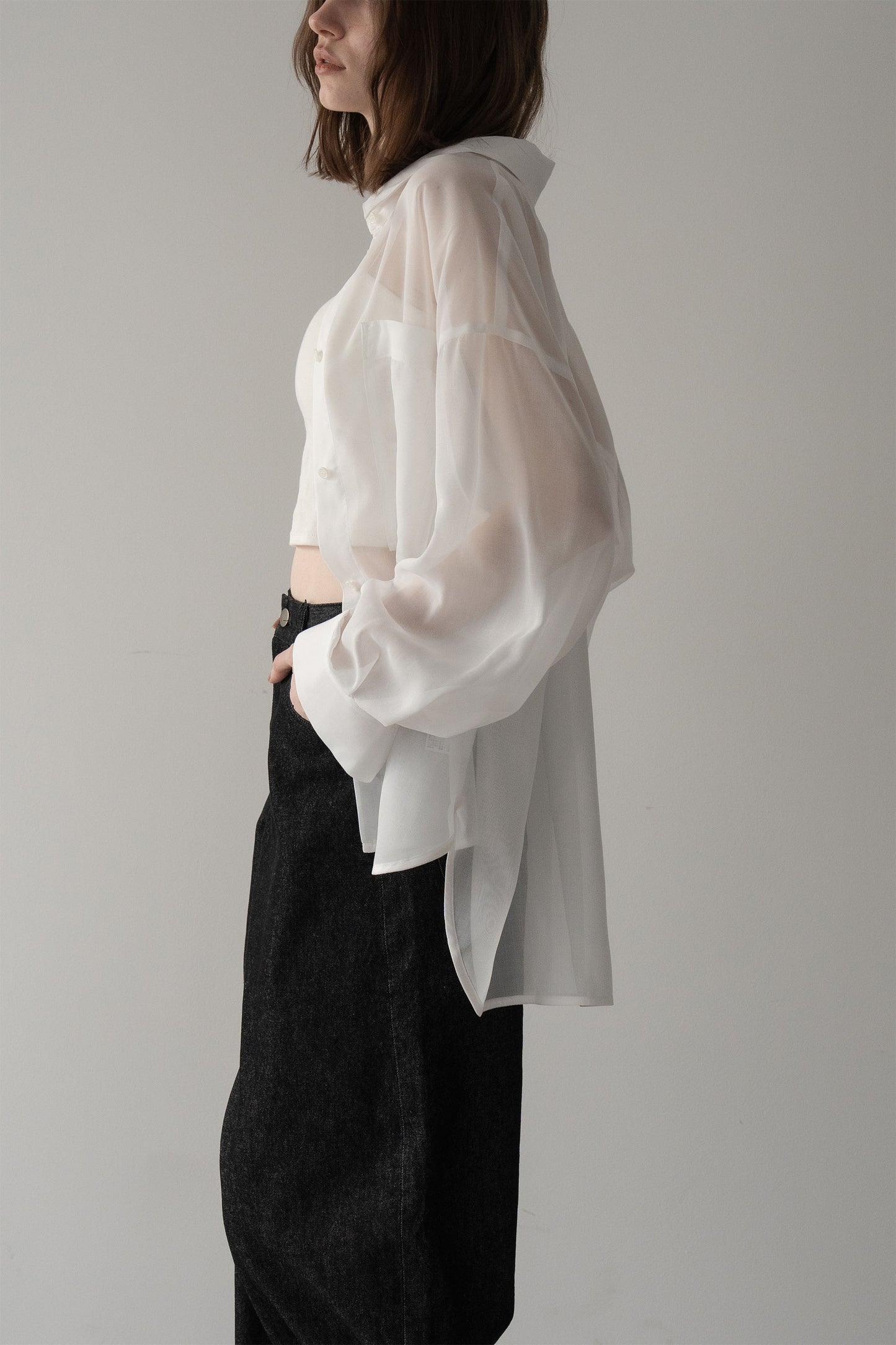 シアービックシャツ【WHITE】