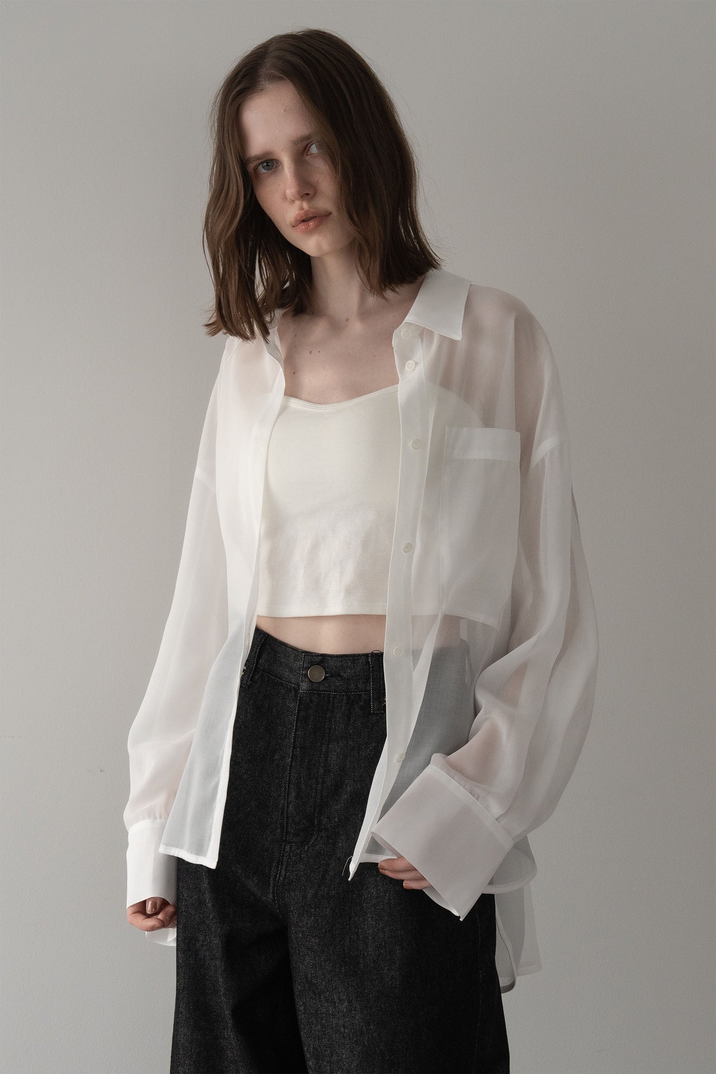 シアービックシャツ【WHITE】
