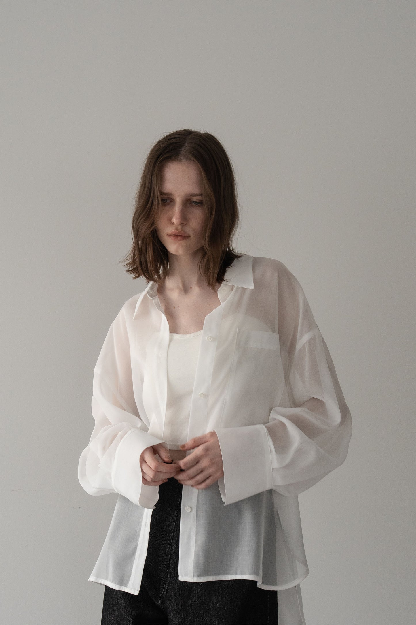 シアービックシャツ【WHITE】