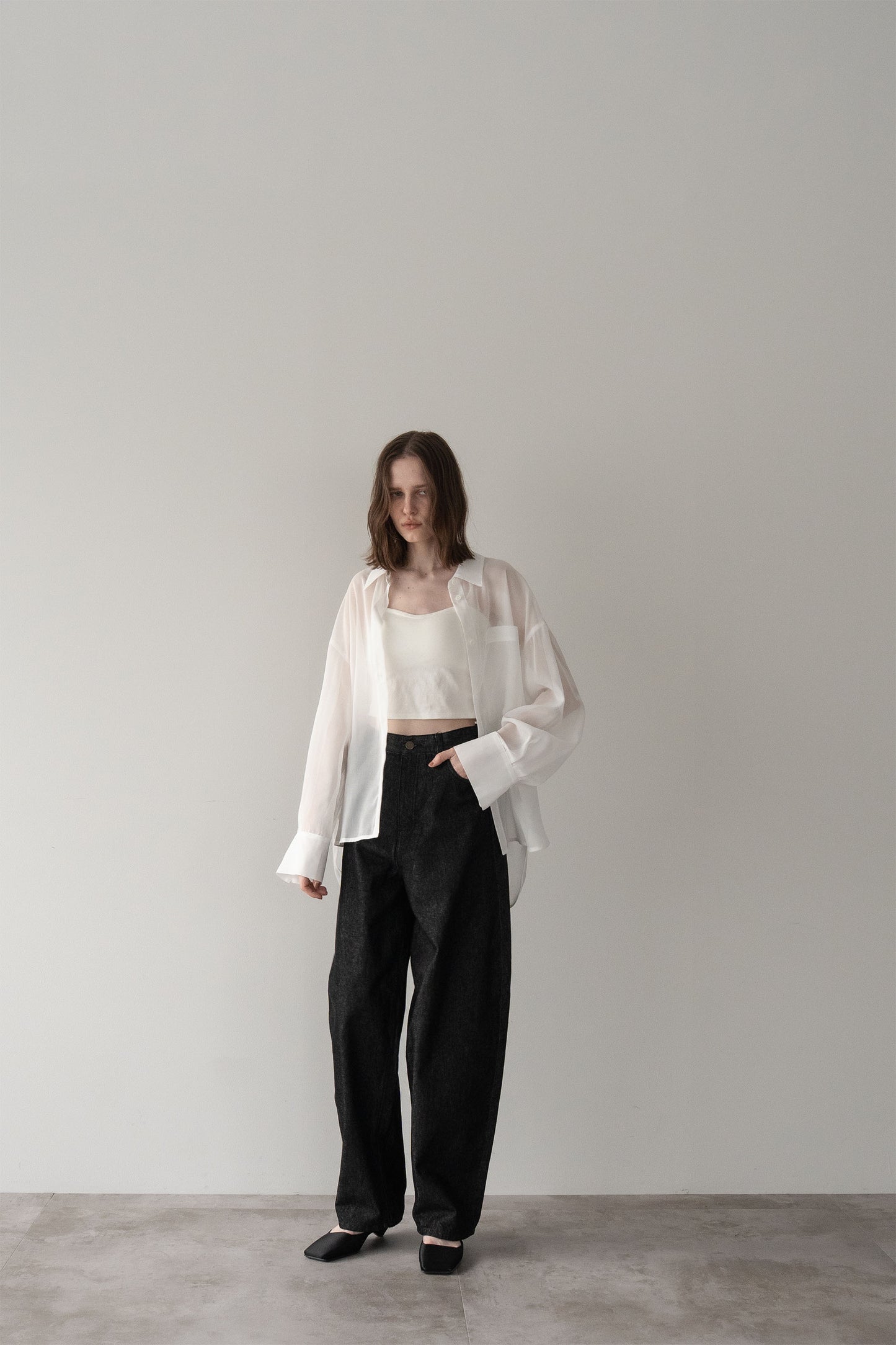 シアービックシャツ【WHITE】