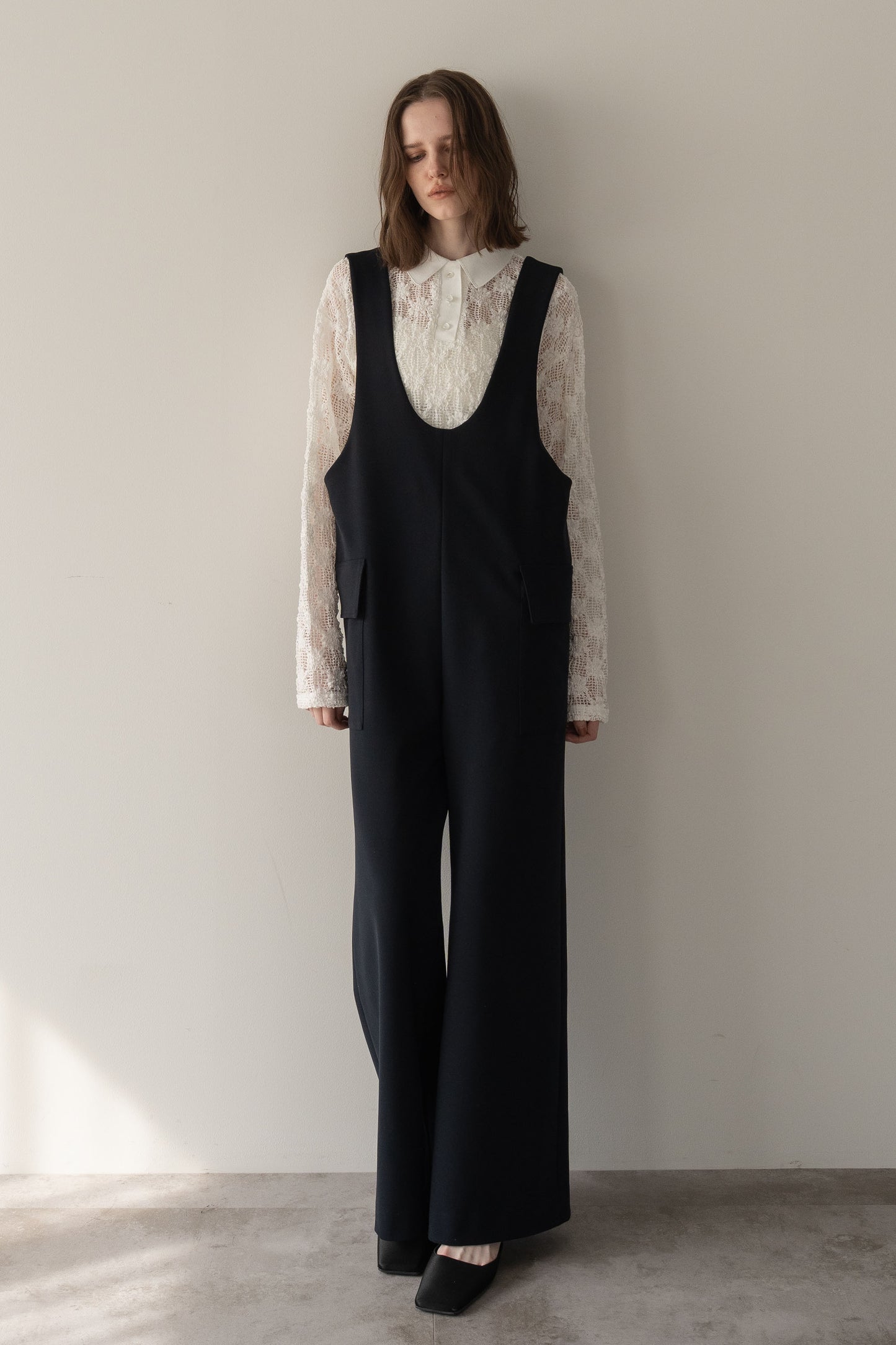 ポケットロンパース【NAVY】