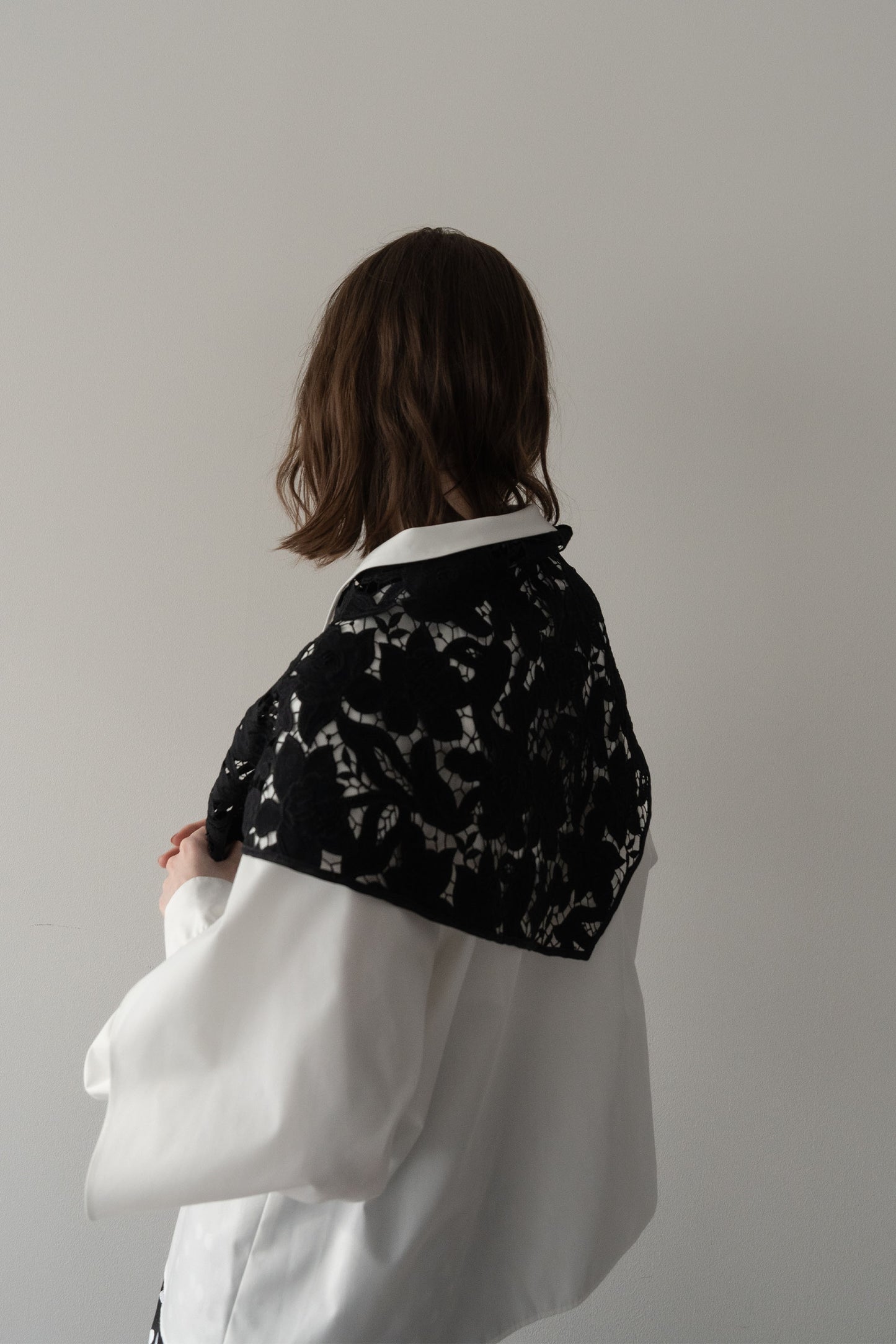 レースカラー【BLACK】