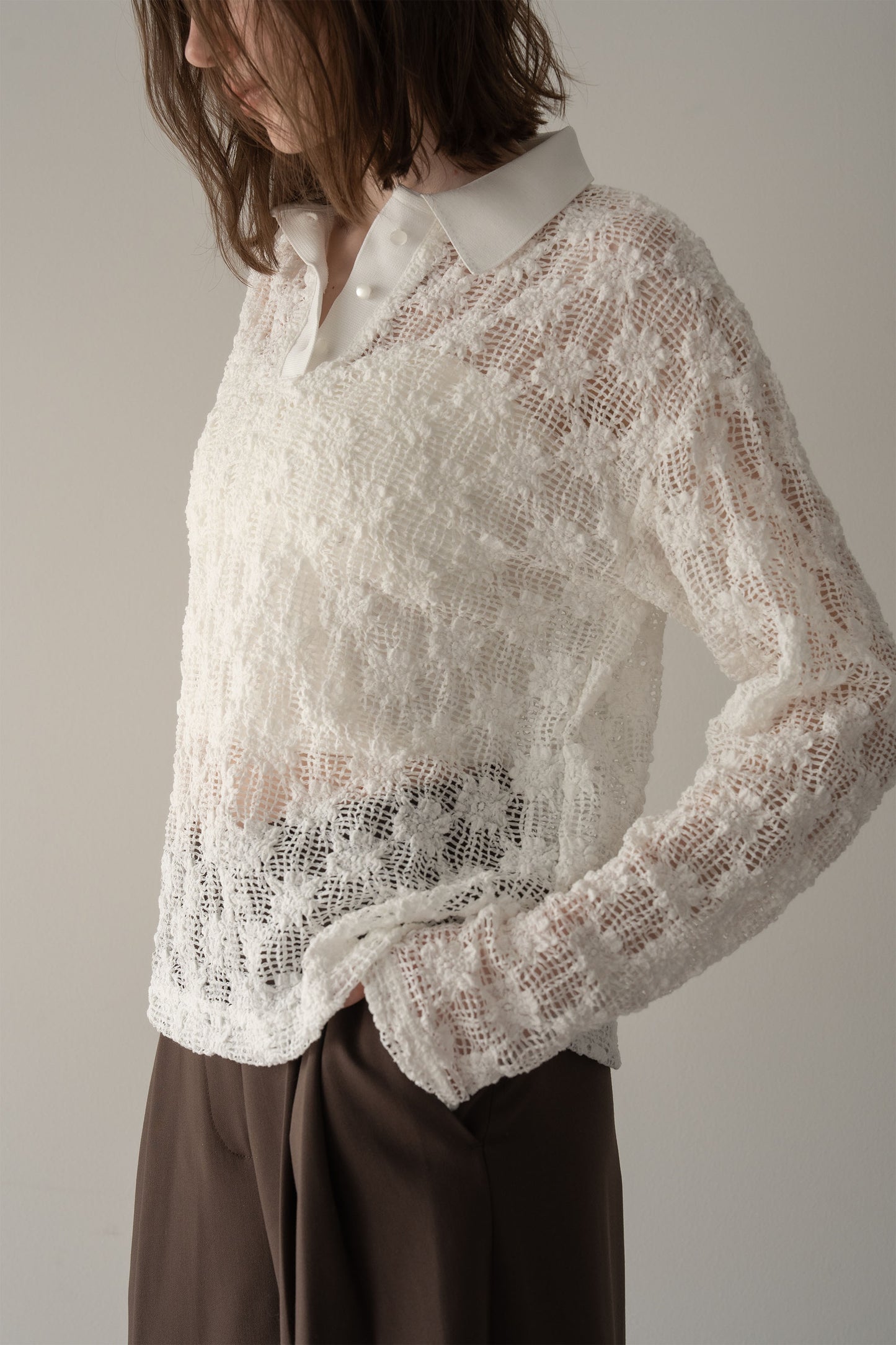 レースポロ【WHITE】