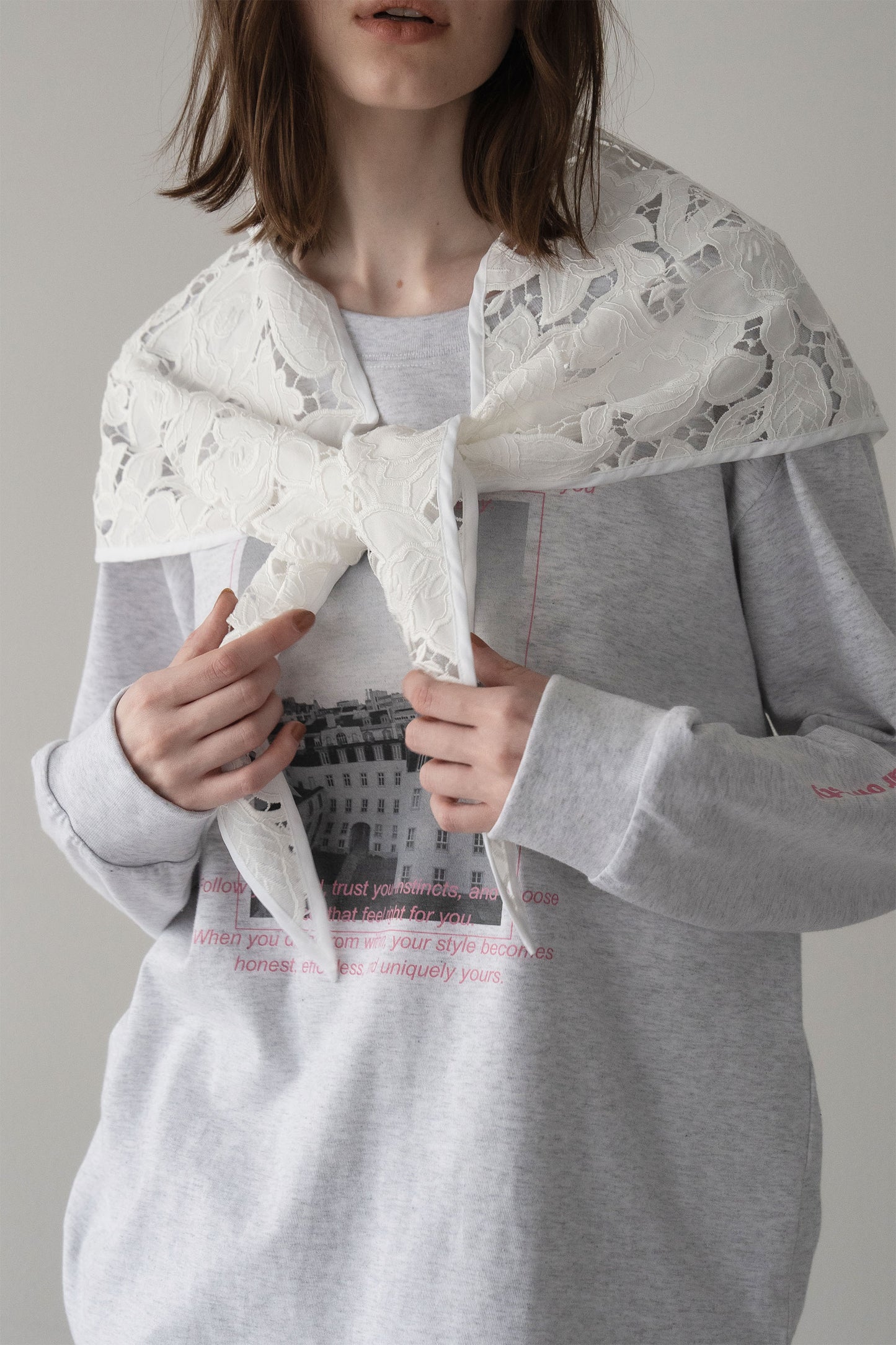 レースカラー【WHITE】