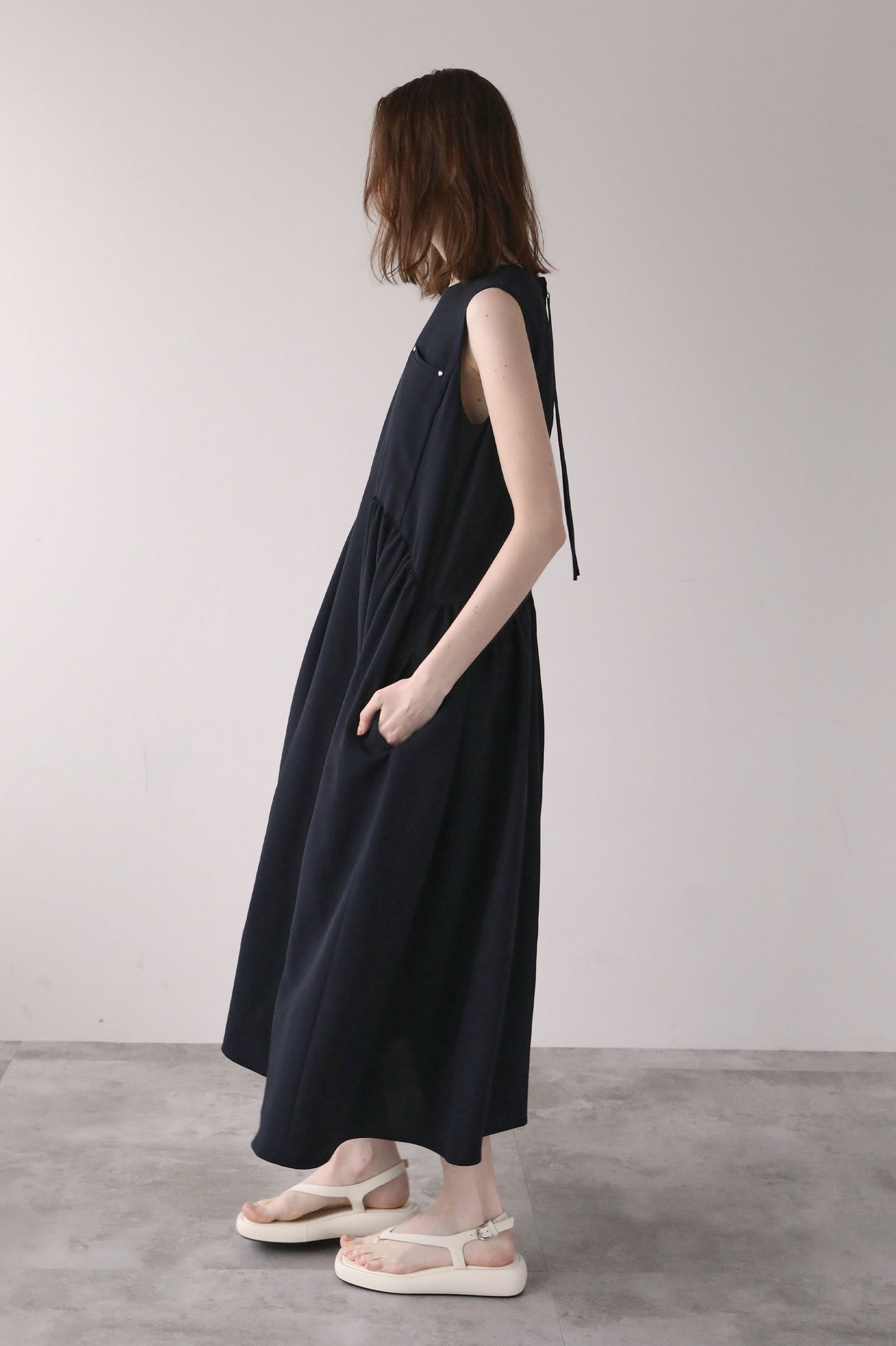 ヘムラインドレス【NAVY】