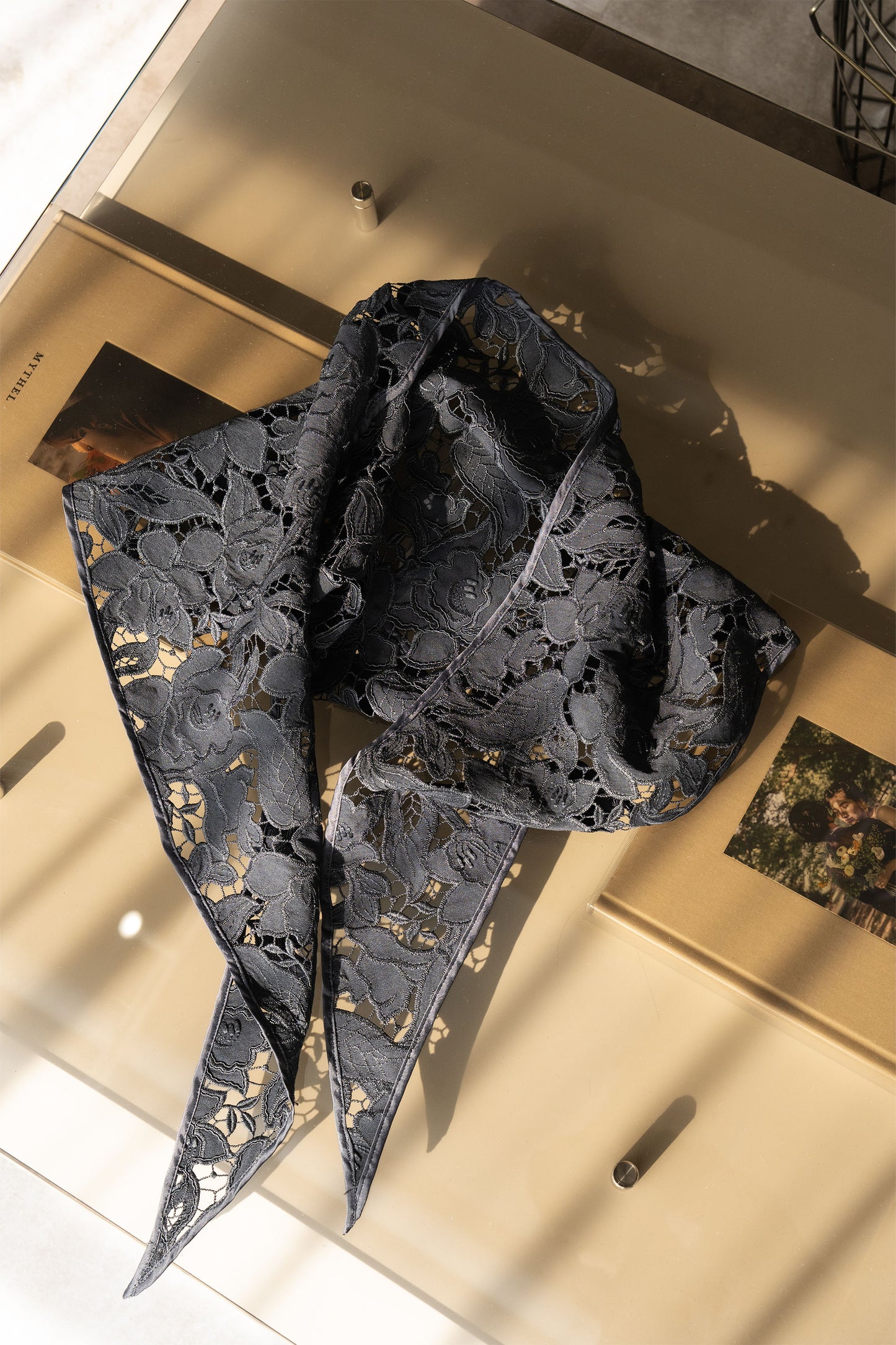 レースカラー【BLACK】