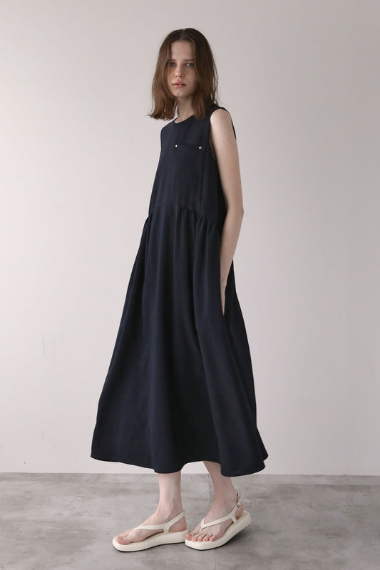 ヘムラインドレス【NAVY】