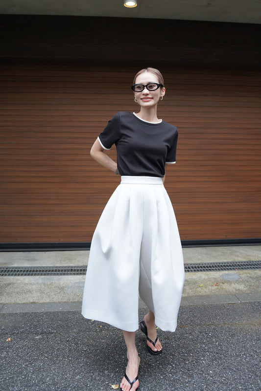バイカラーTEE【BLACK】
